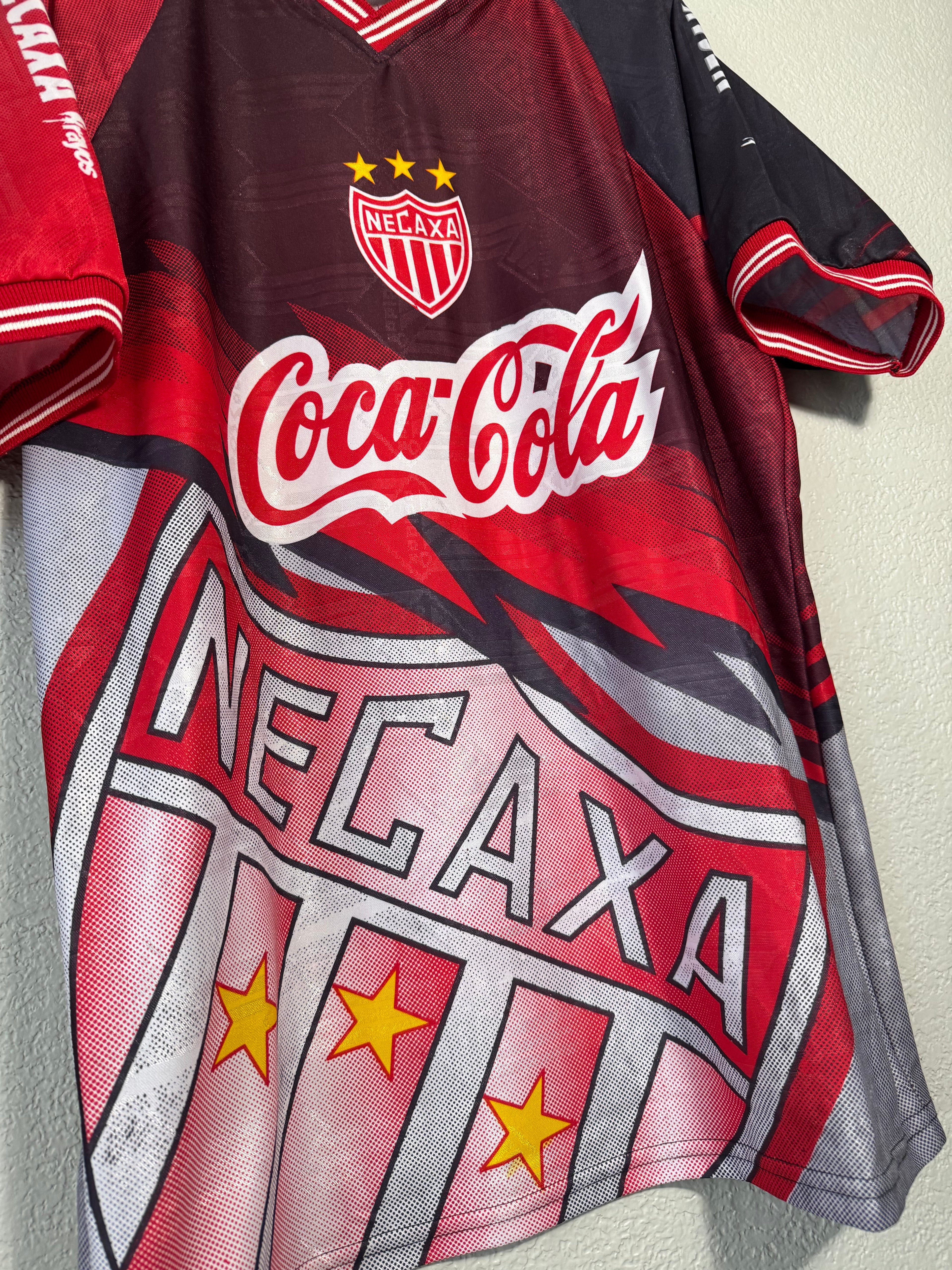 Vintage Necaxa Mexico BOOT Jersey Size XL