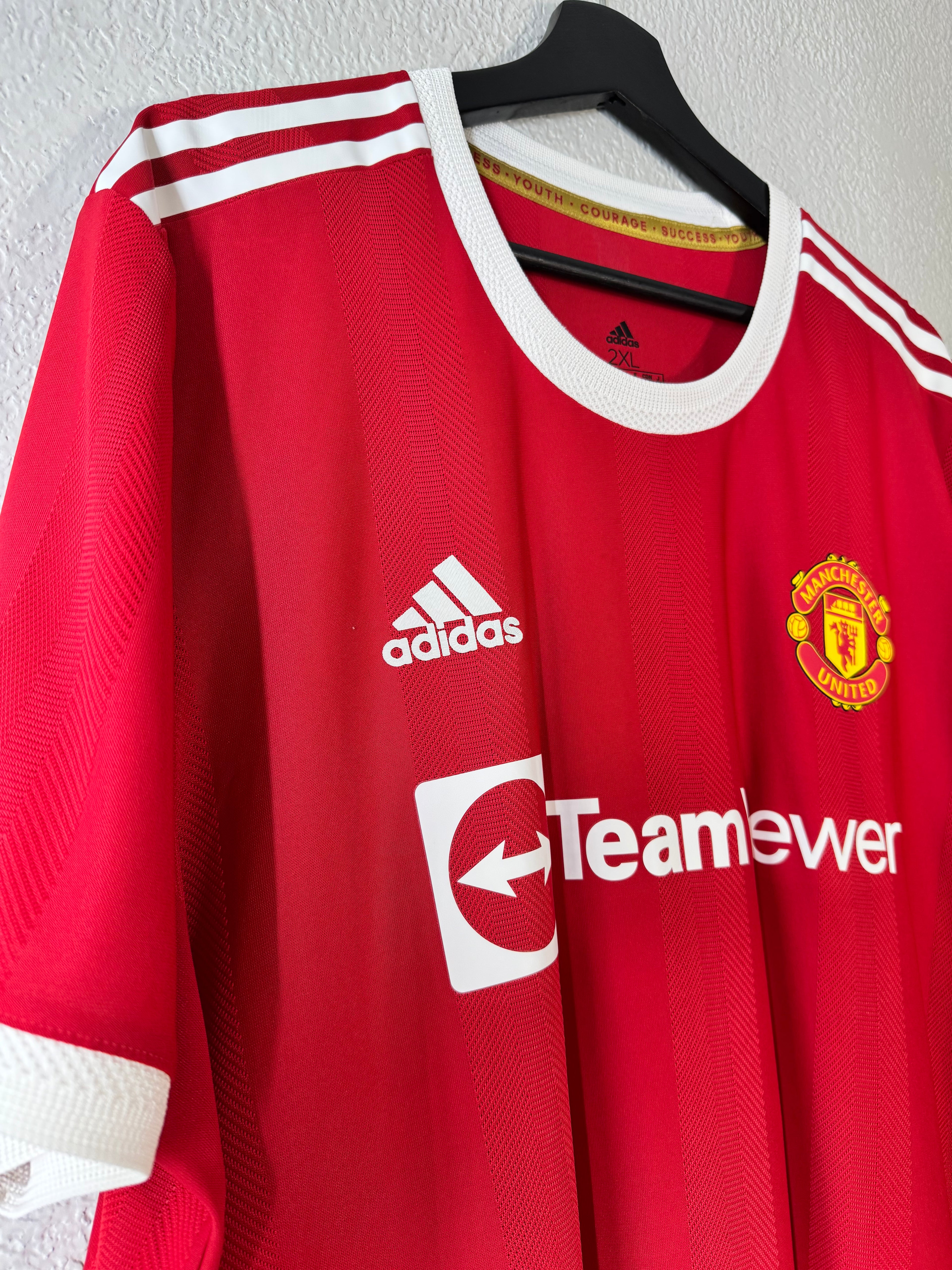 RONALDO MANCHESTER UNITED 2021/2022 SOCCER FOOTBALL JERSEY SIZE XXL