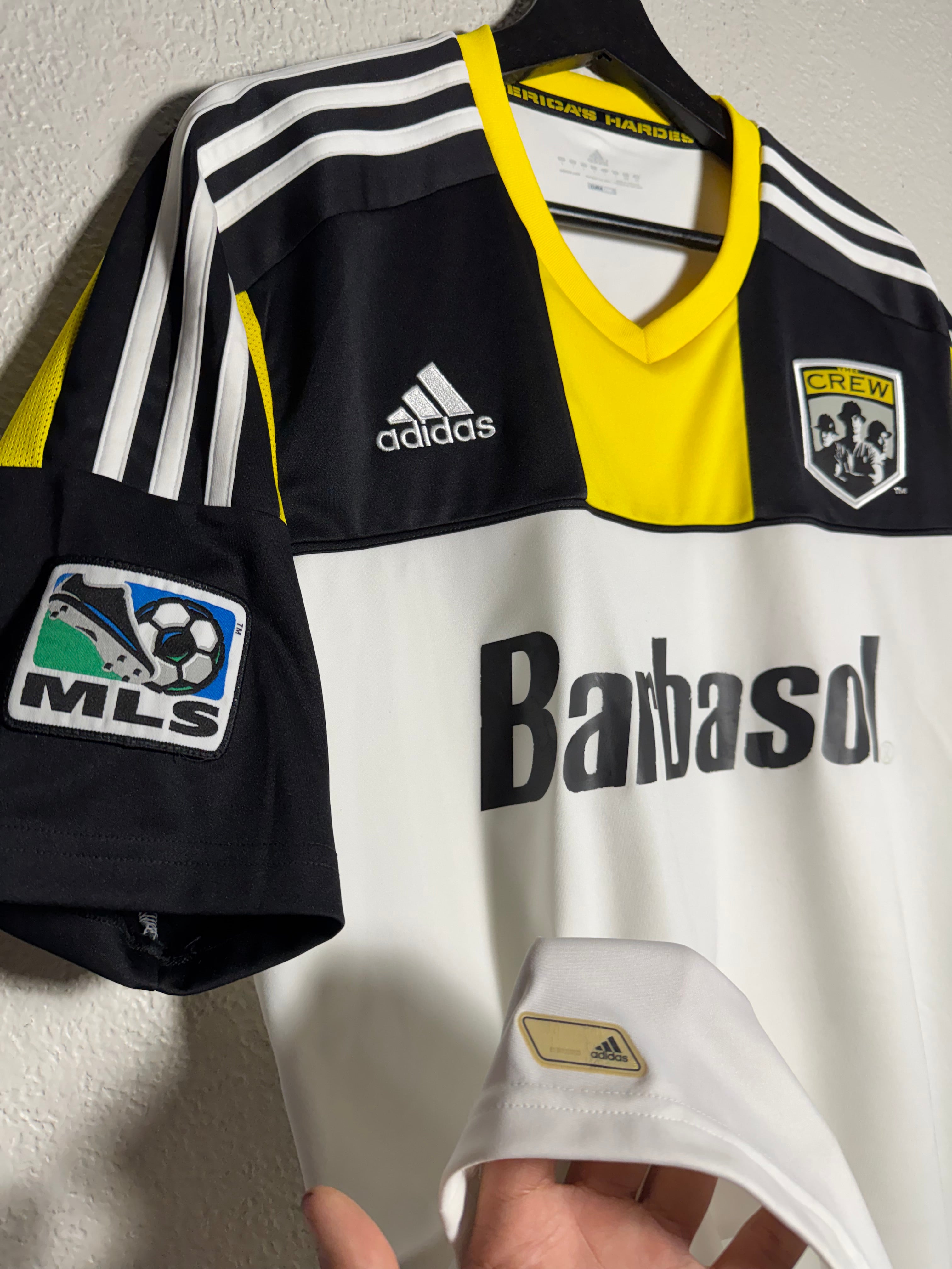 Adidas Columbus Crew Barbasol 2012 Jersey Size Large