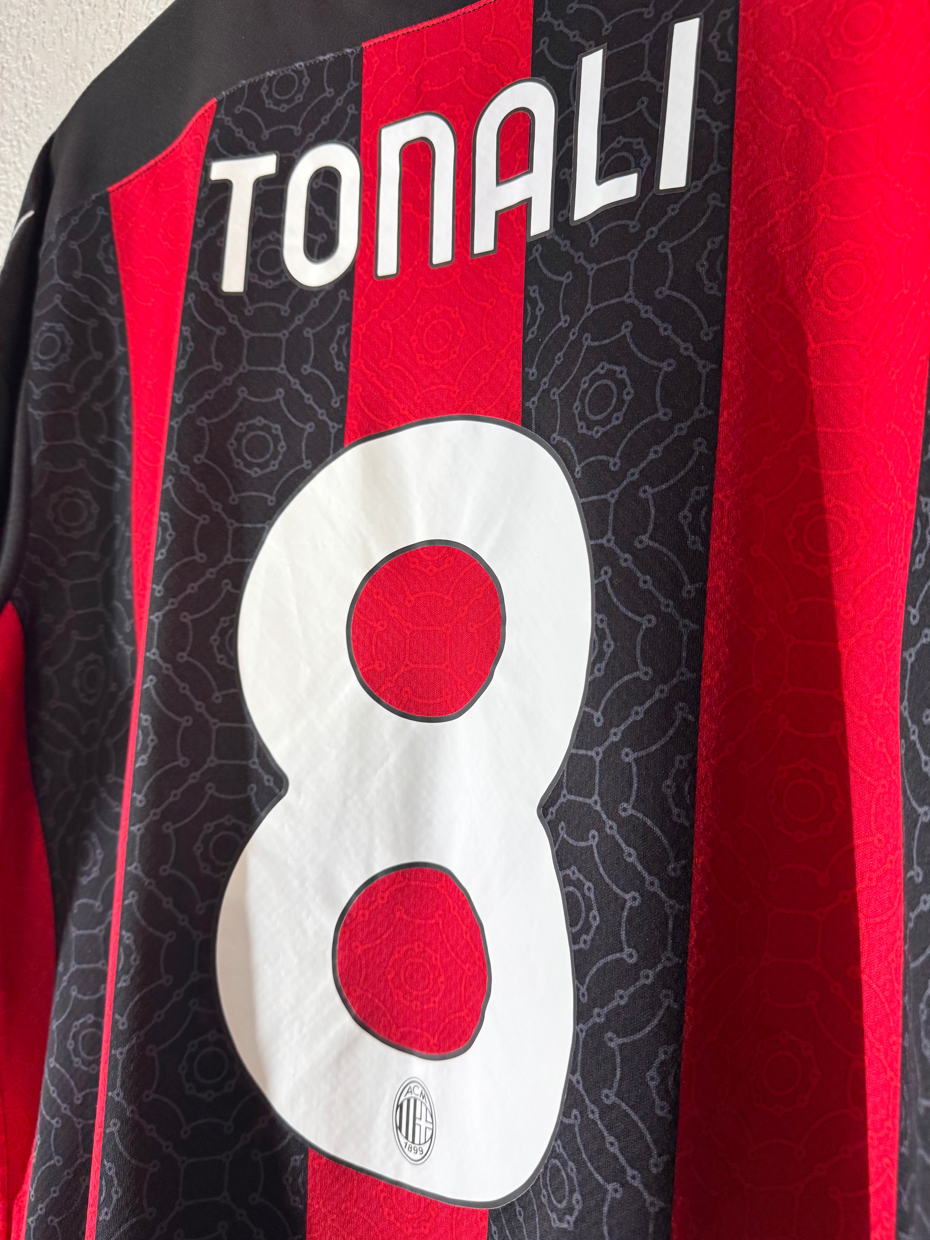 Ac Milan Puma 2020/21 Tonali Jersey Size Large
