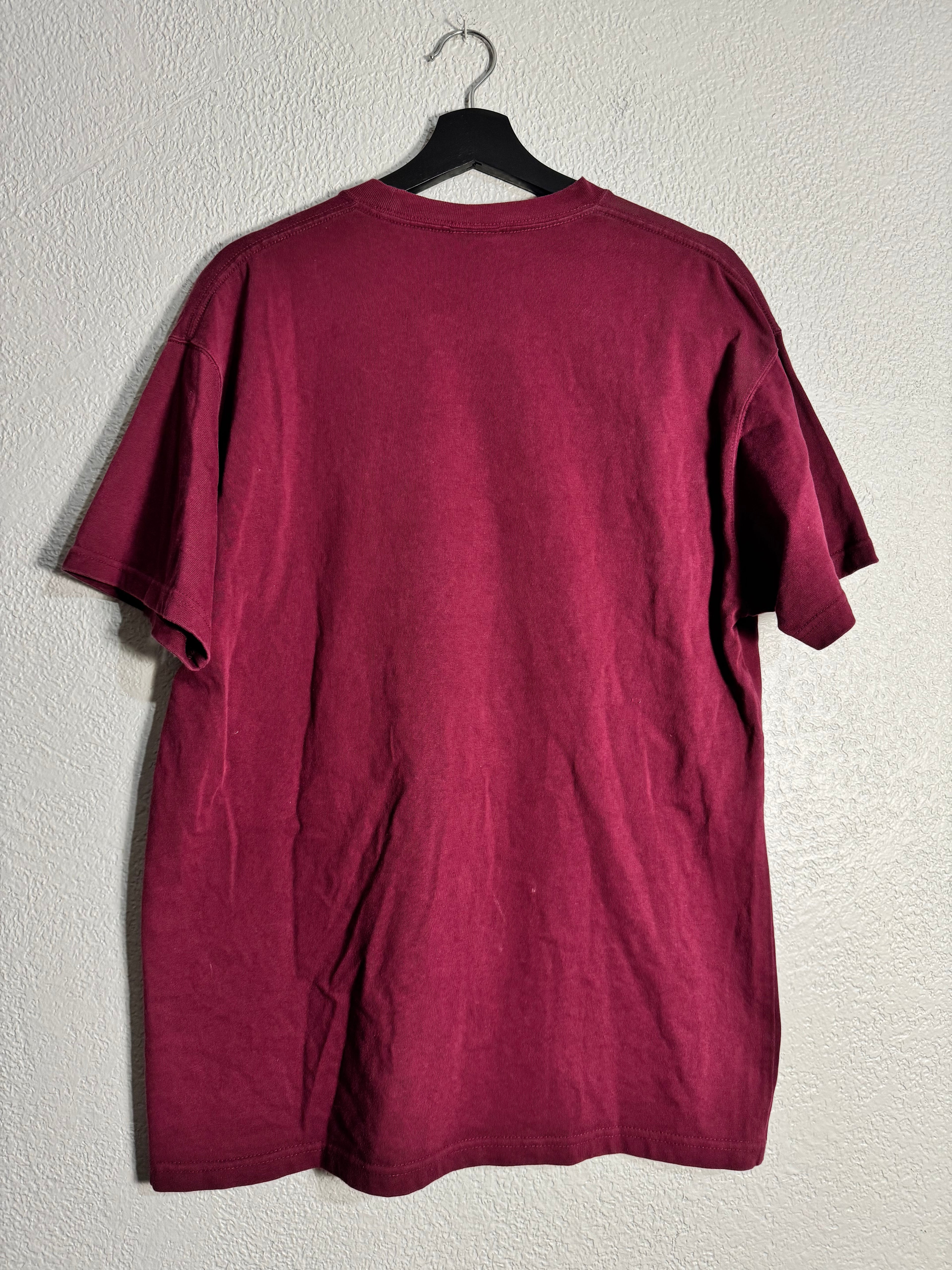 Nike ACG Graphic T-Shirt Dark Beetroot/Habanero Red/Blue Size M