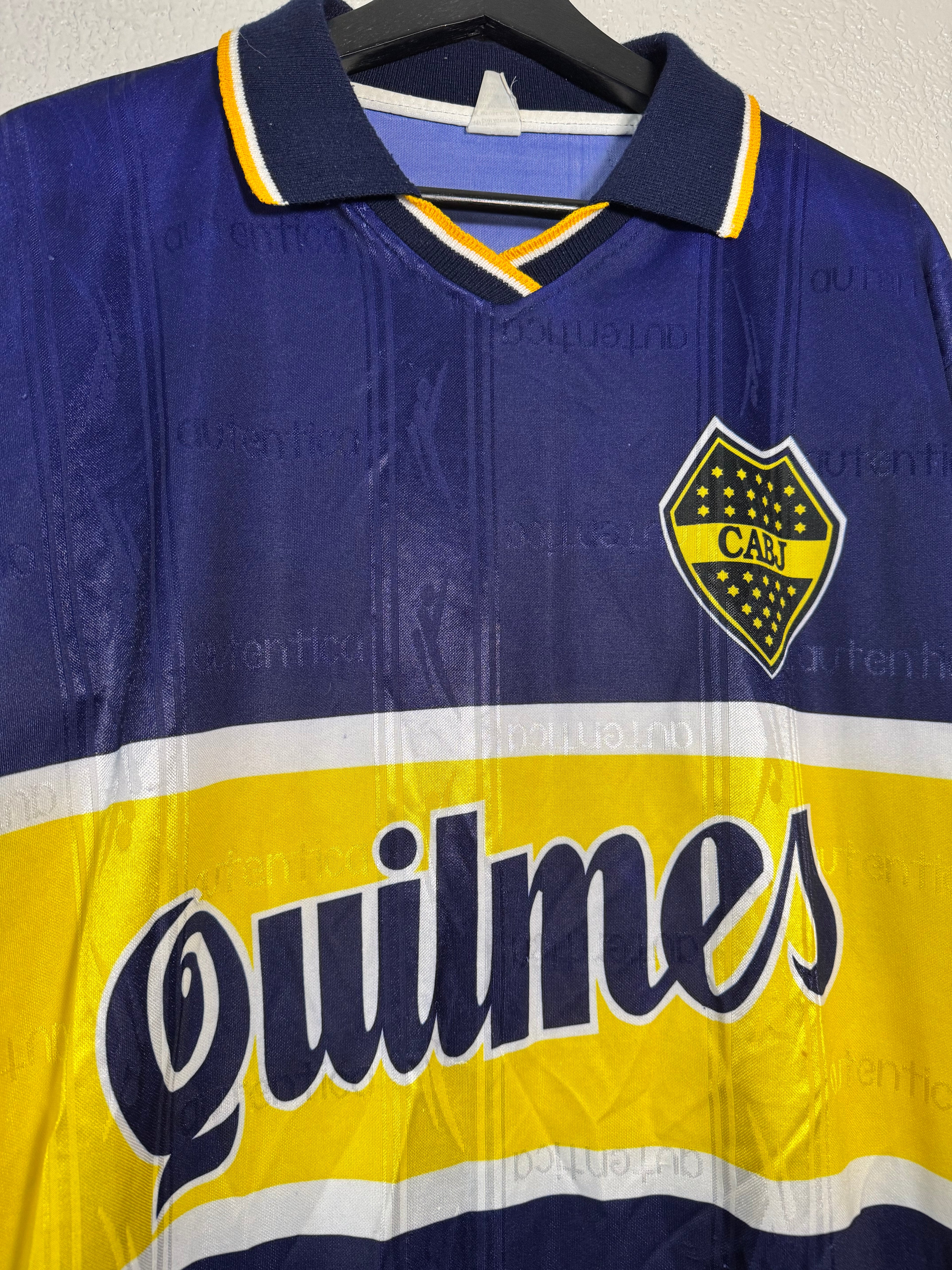 Vintage Boca Juniors Mexico BOOT Jersey Size XL