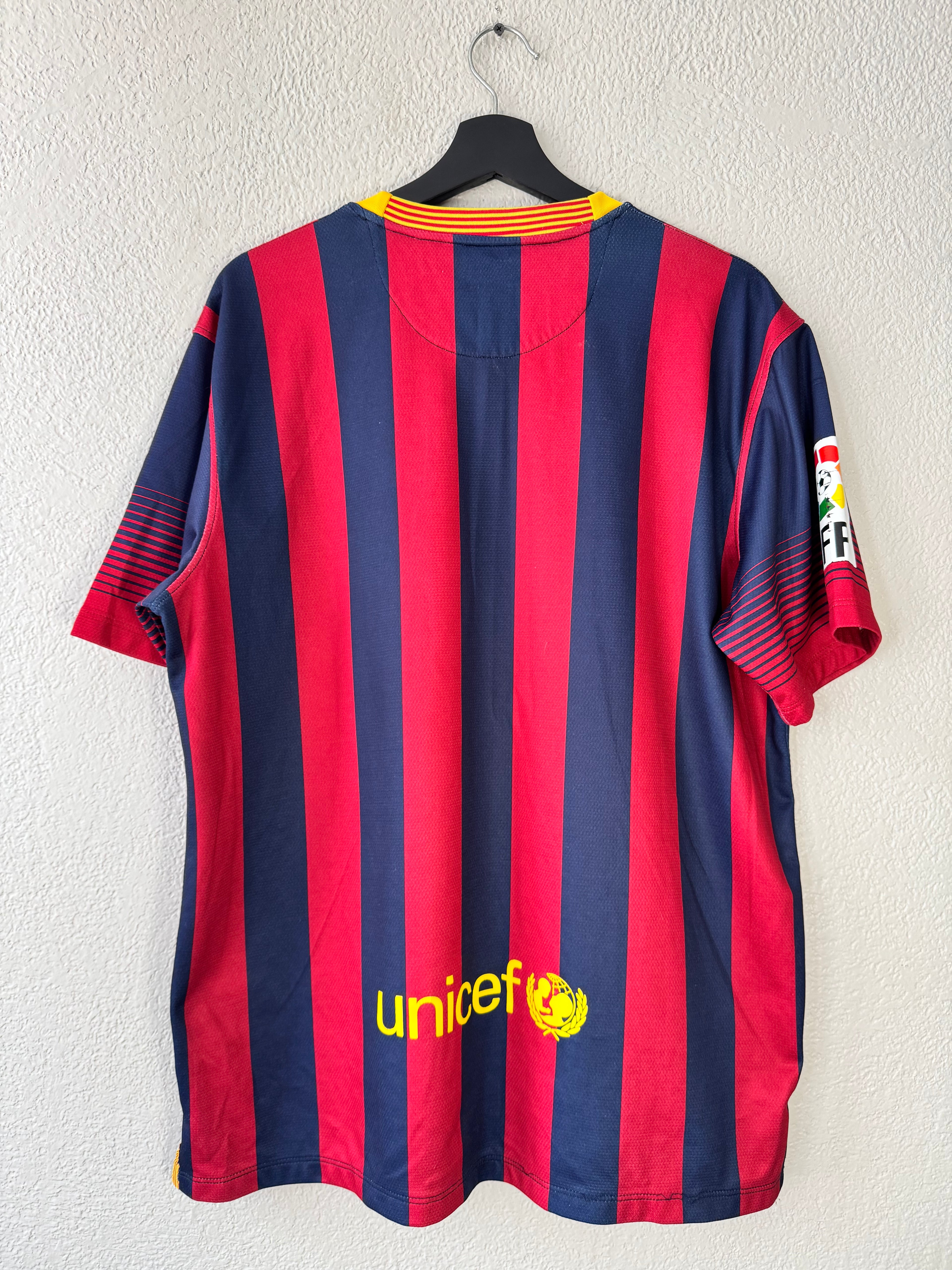 Nike FC Barcelona 2013/14 Home Soccer Jersey Size Medium