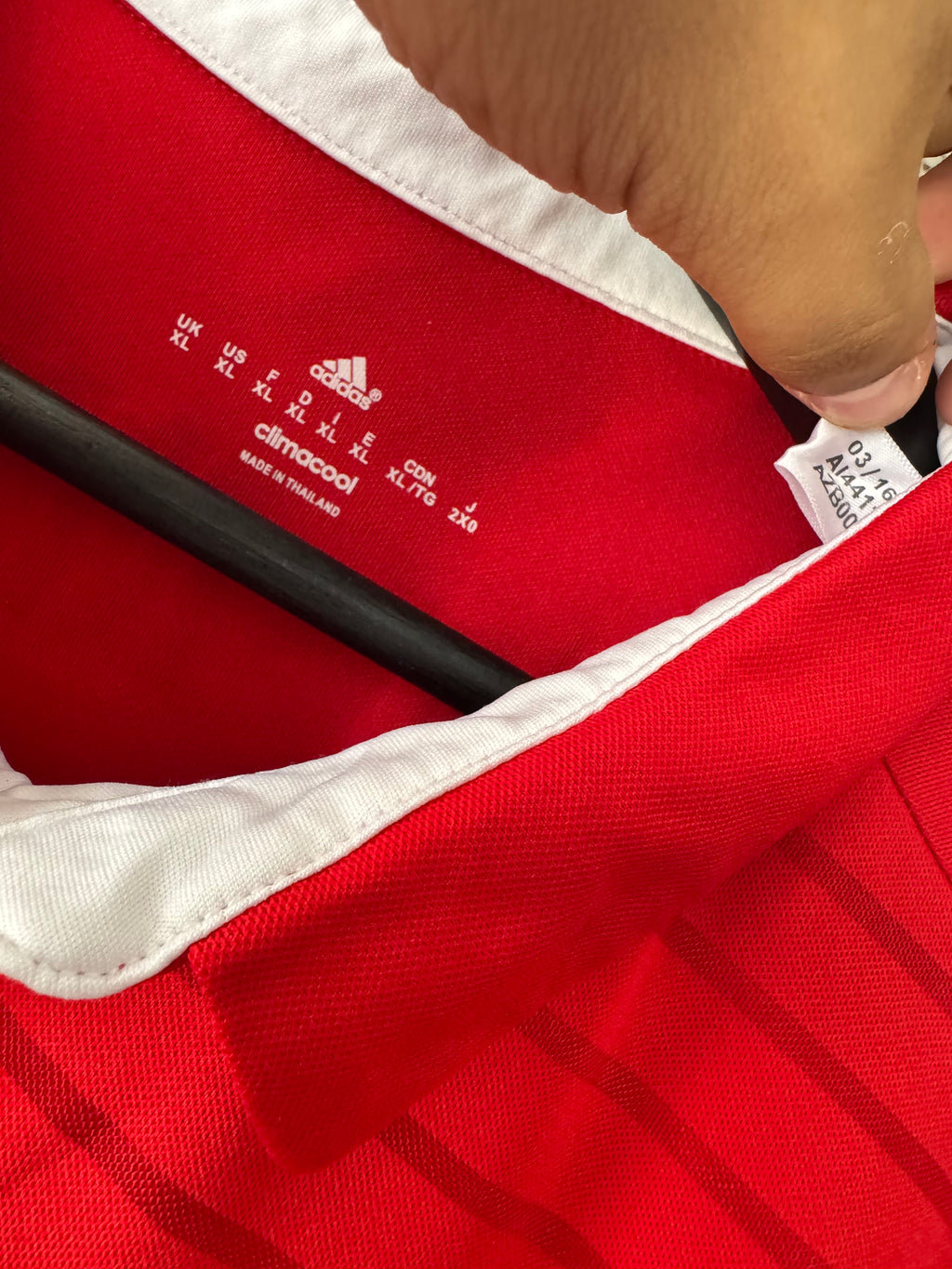 Adidas Bayern Munich Home 2016/17 Arturo Vidal Jersey Size XL