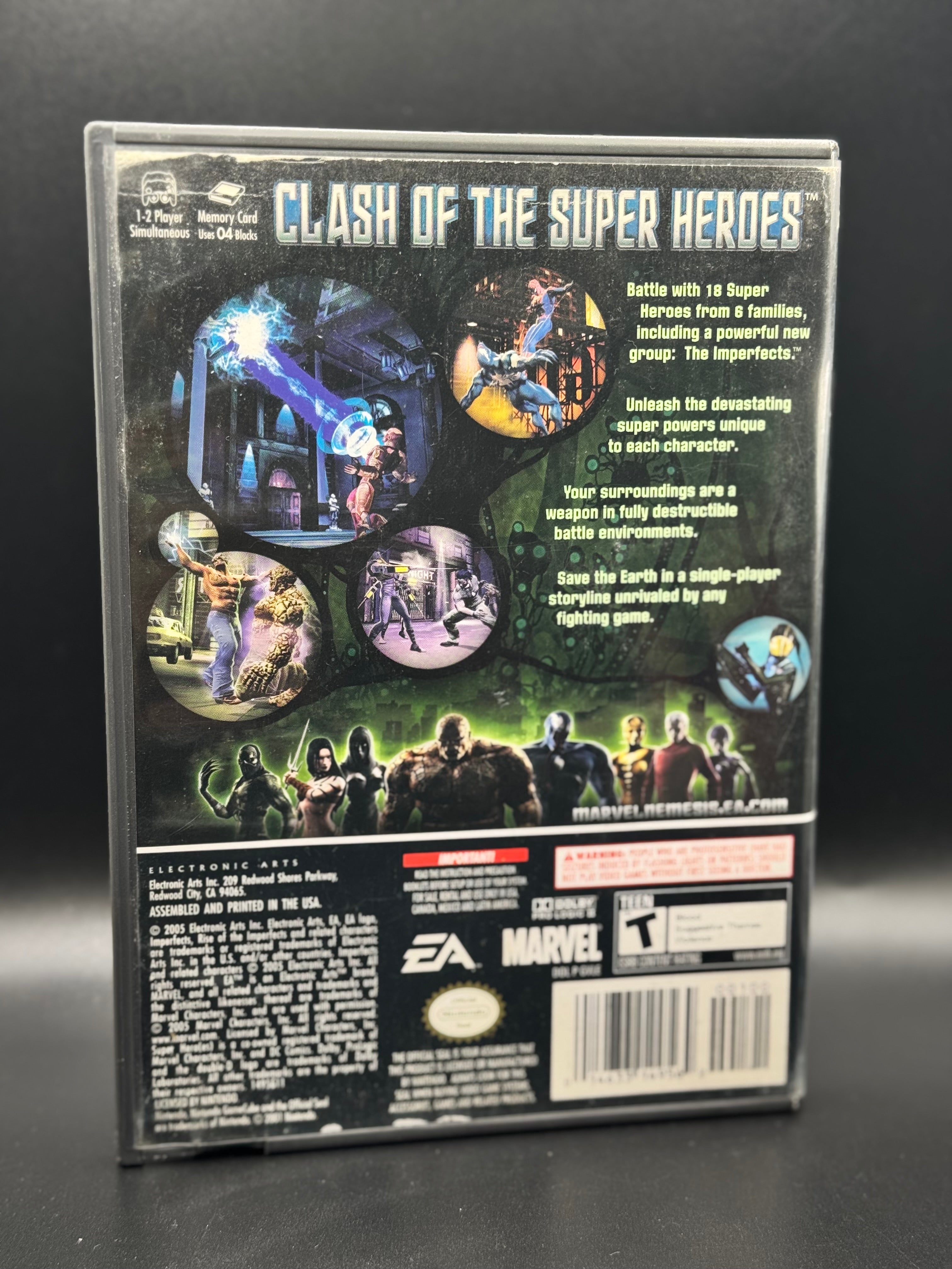 GAMECUBE Nintendo Marvel Nemesis: Rise of the Imperfects Complete in Box
