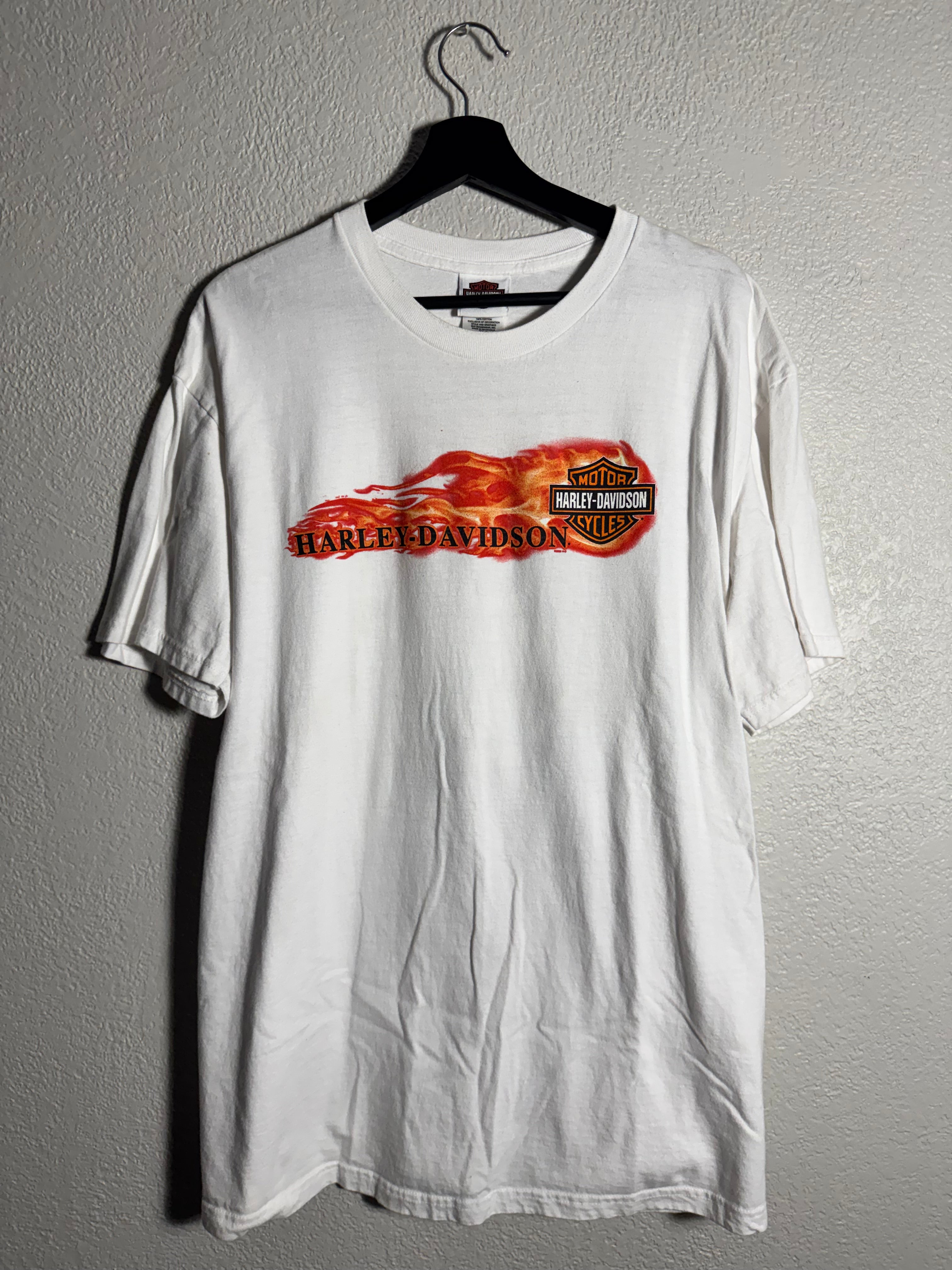 Harley Davidson Flames Shirt