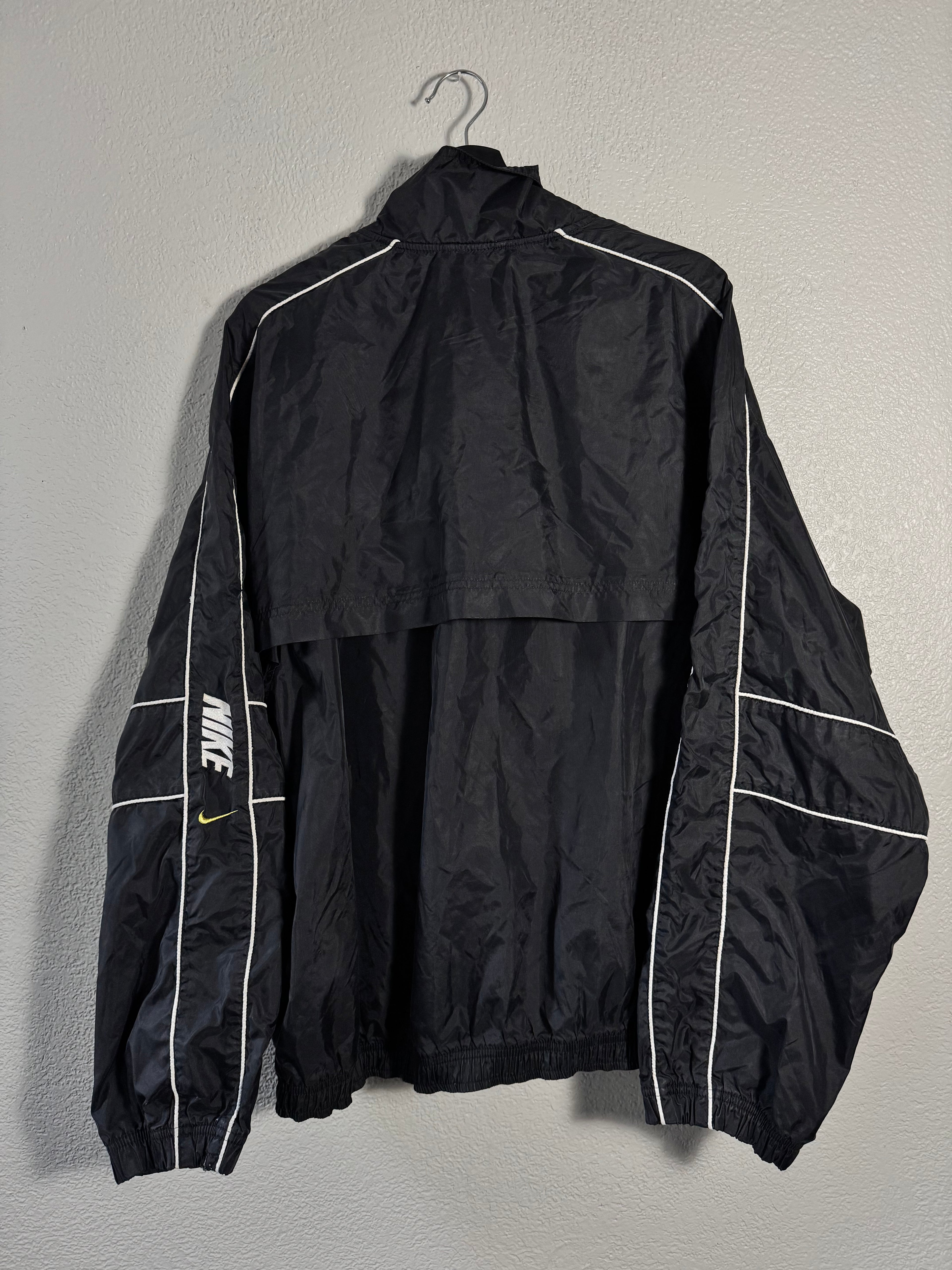 Nike 90s Black/Yellow Windbreaker Jacket
