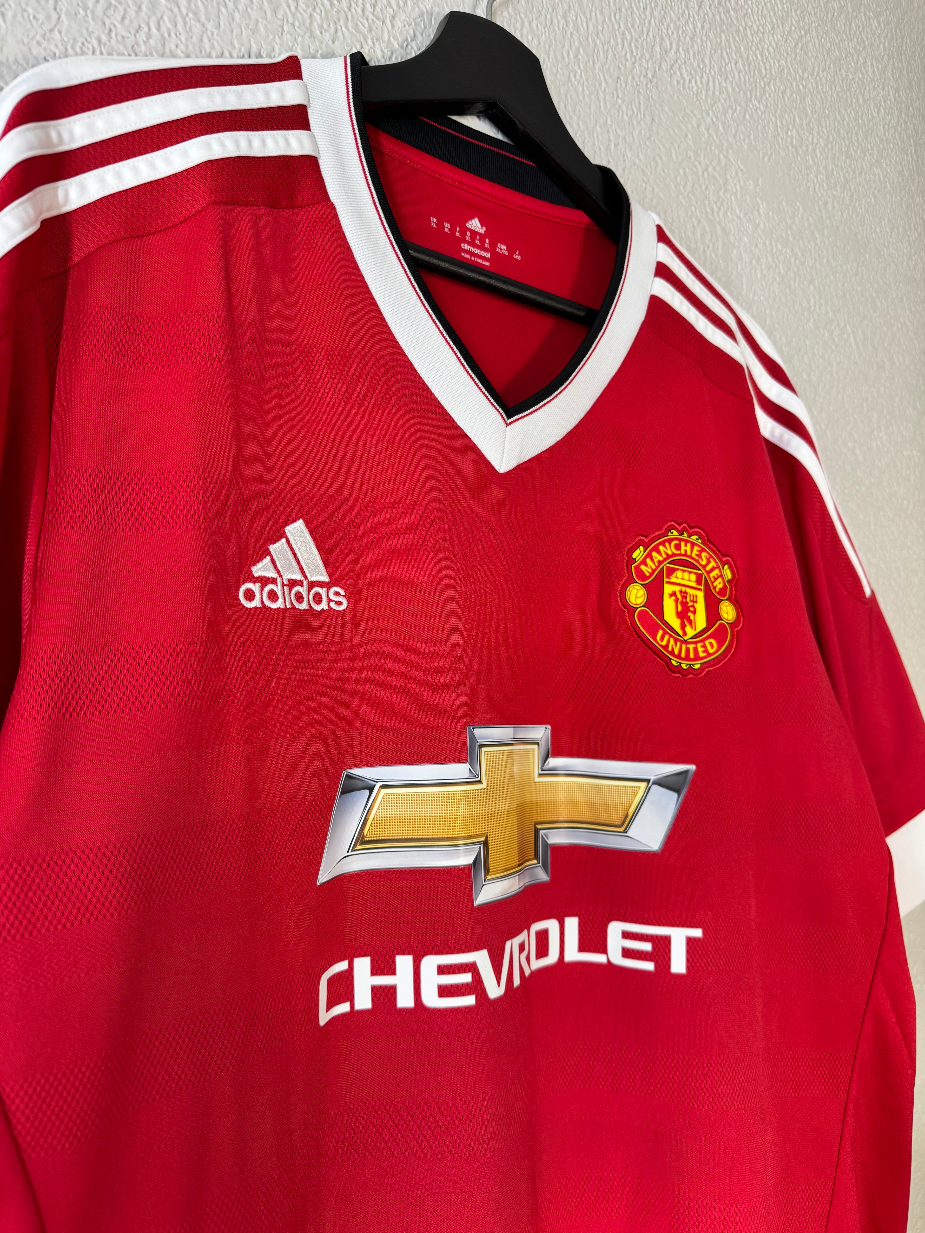 Adidas Manchester United 2015/16 Home Kit Jersey XL