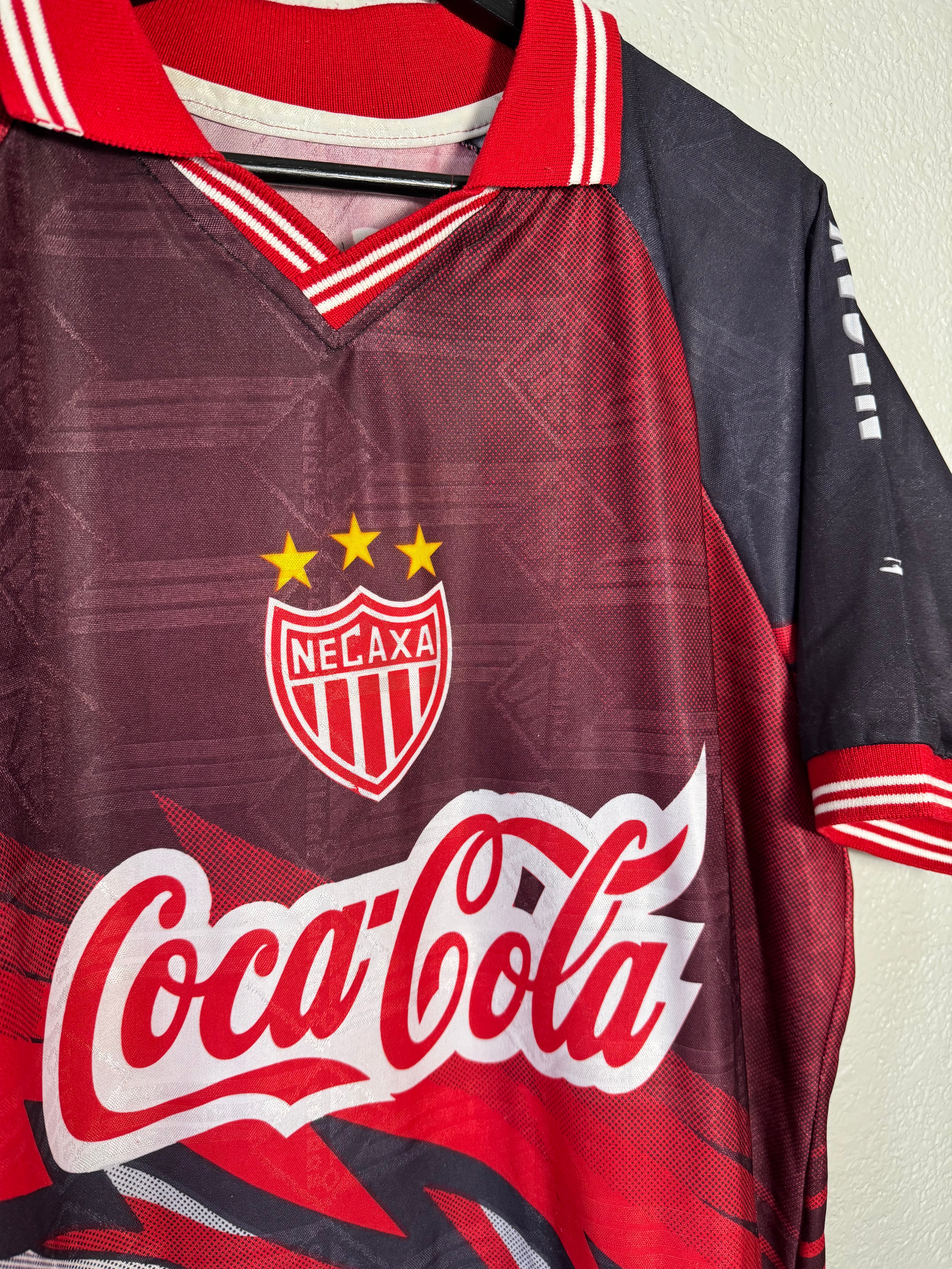 Vintage Necaxa Mexico BOOT Jersey Size XL