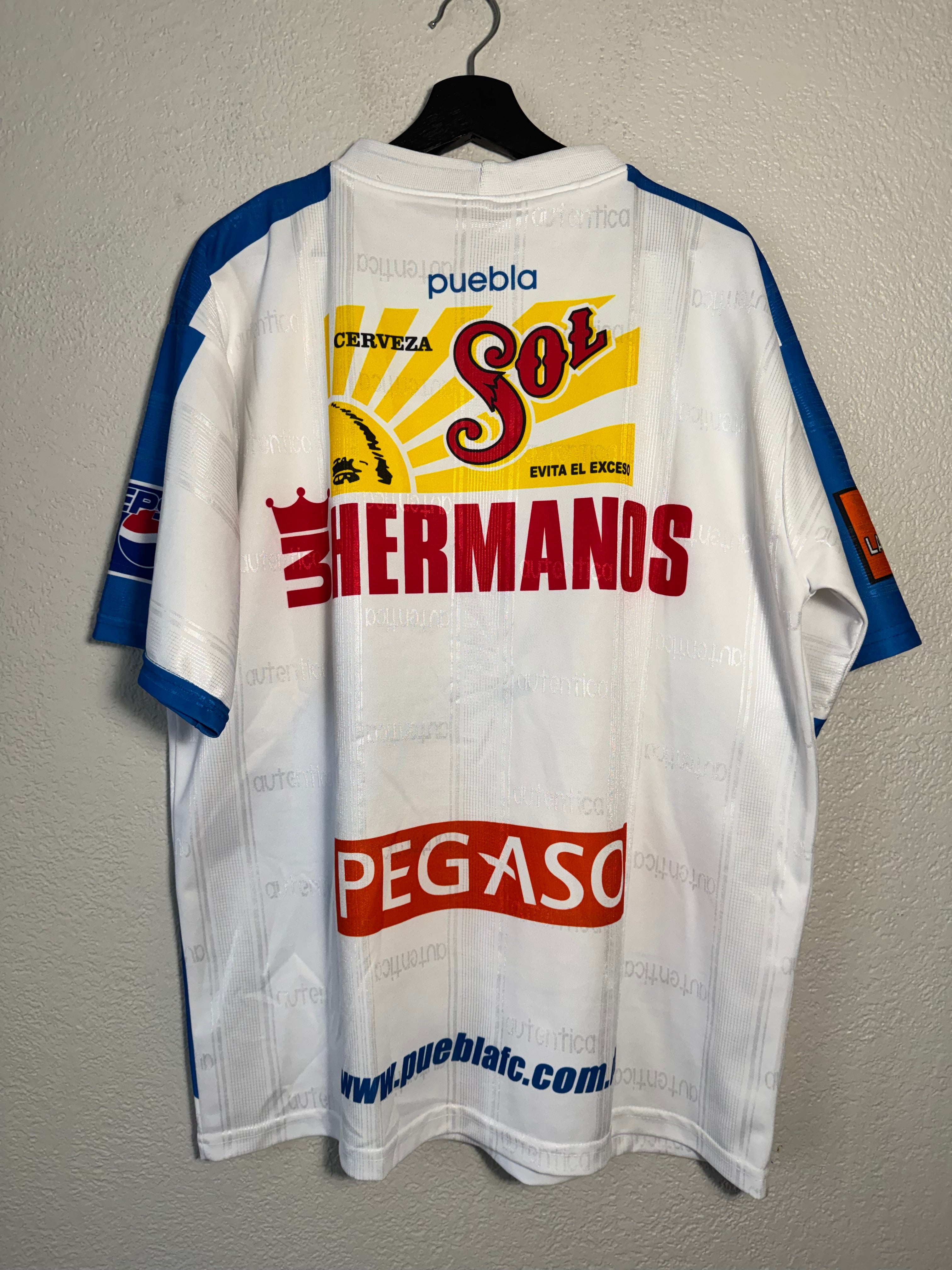 Vintage Puebla Mexico BOOT Jersey Size XL