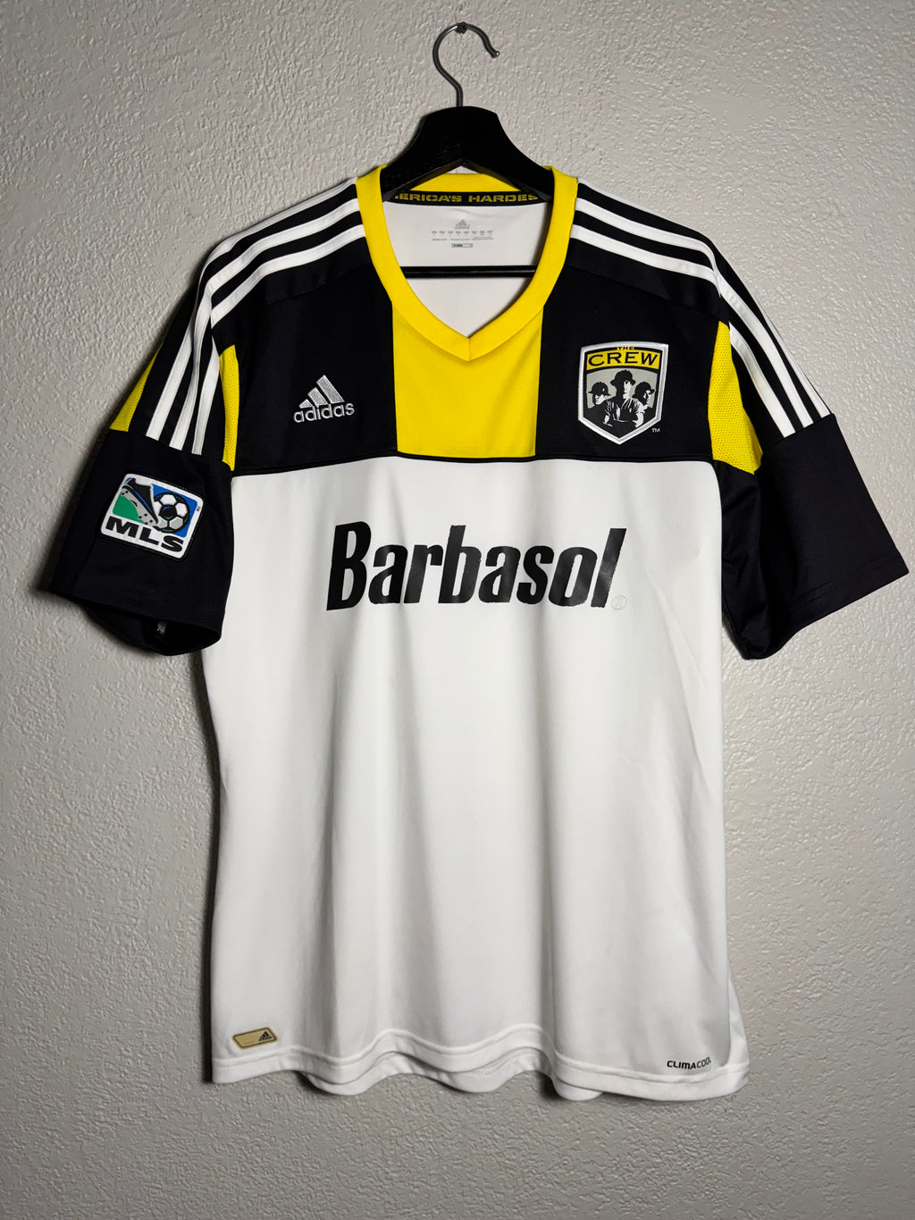 Adidas Columbus Crew Barbasol 2012 Jersey Size Large