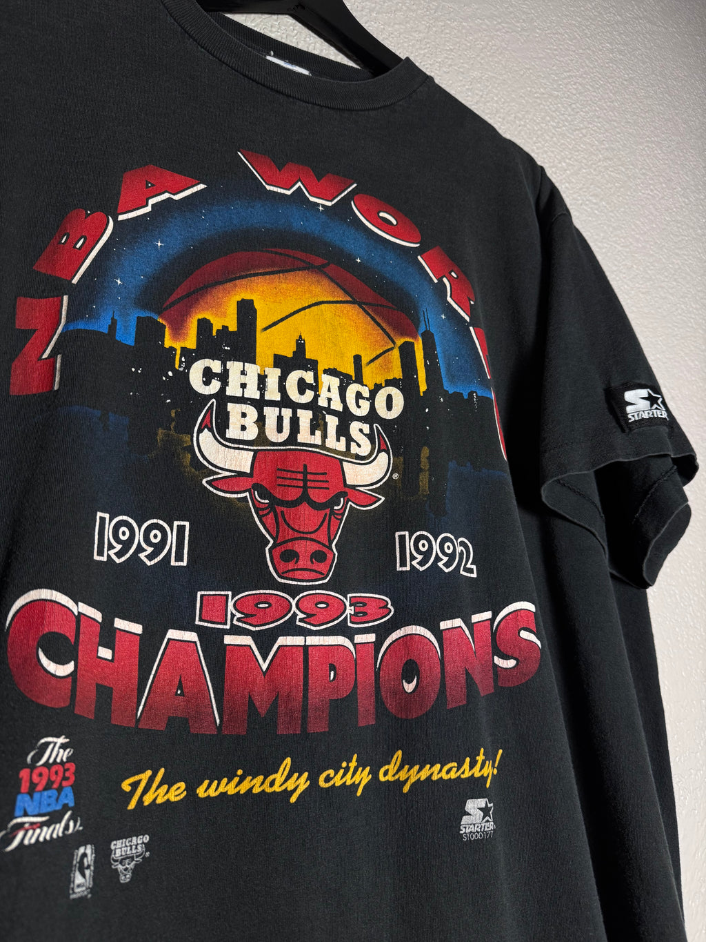 Vintage Starter 1993 Champions Chicago Bulls Shirt