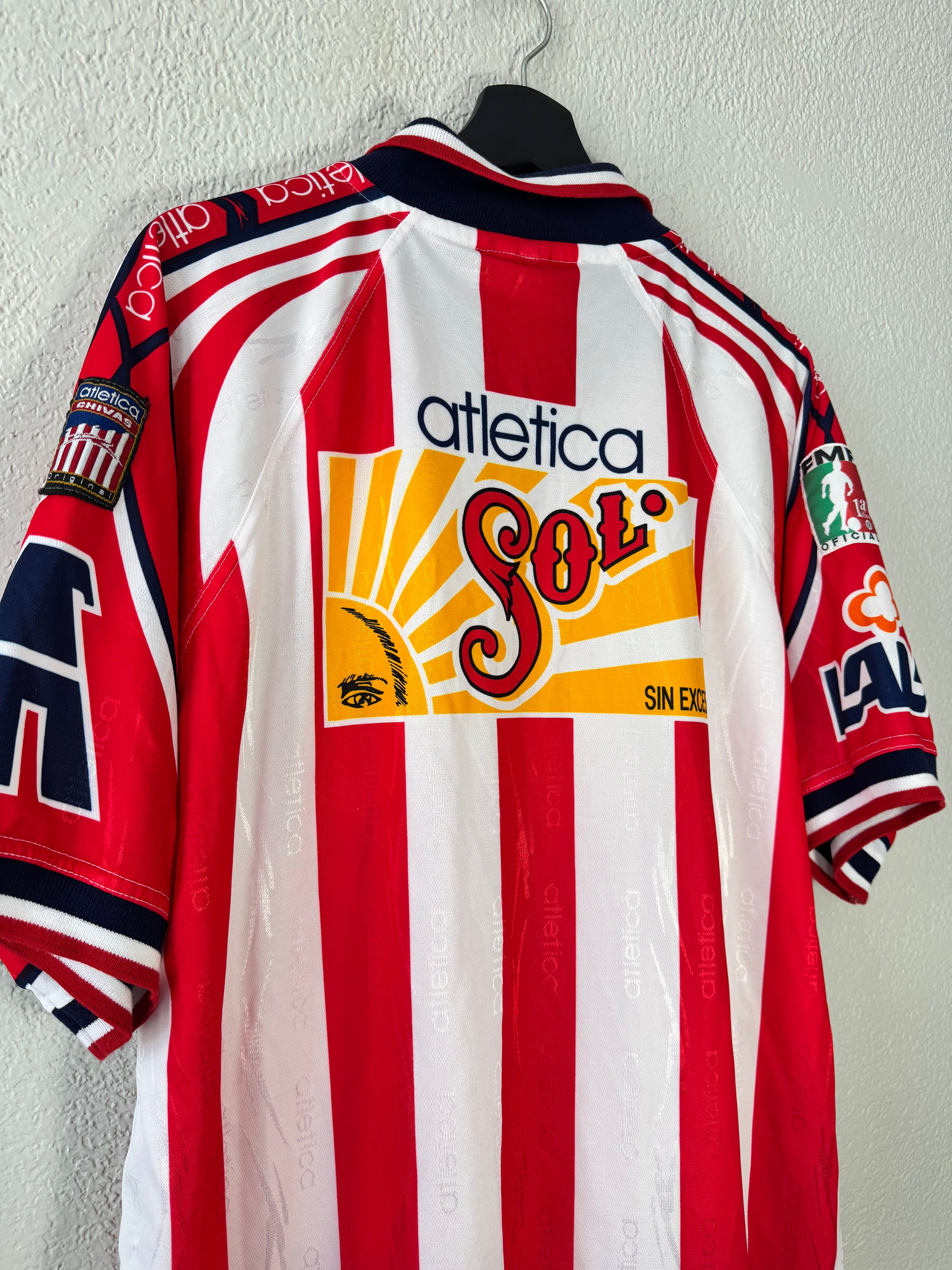 Vintage 1998 Chivas Guadalajara Atletica Soccer Jersey Size XL