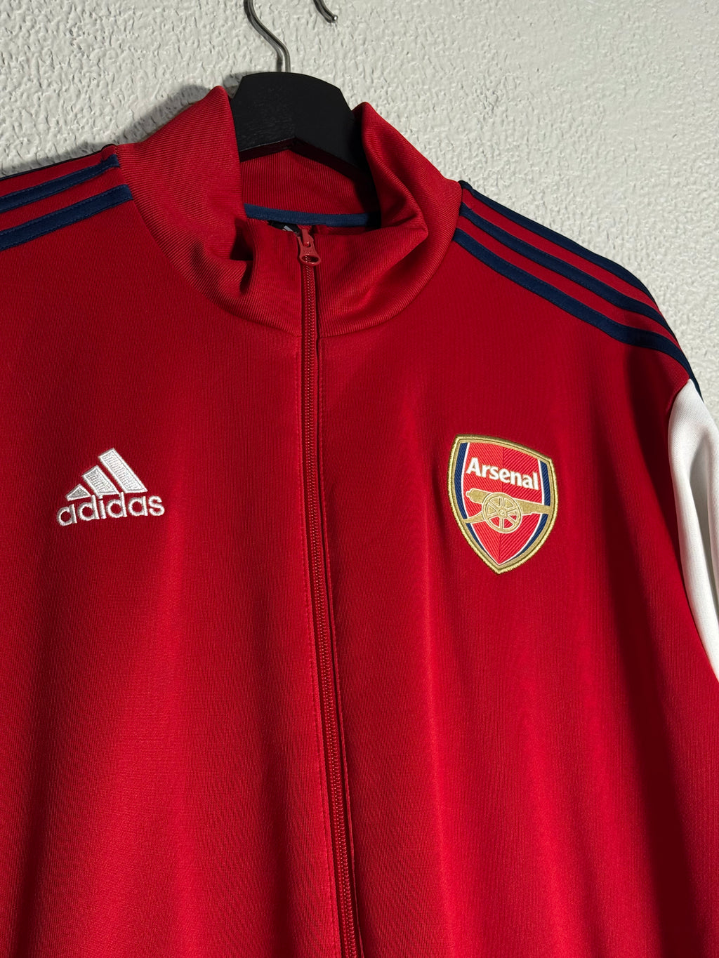 Arsenal FC Adidas Mens Full Zip Track Jacket Size 2XL