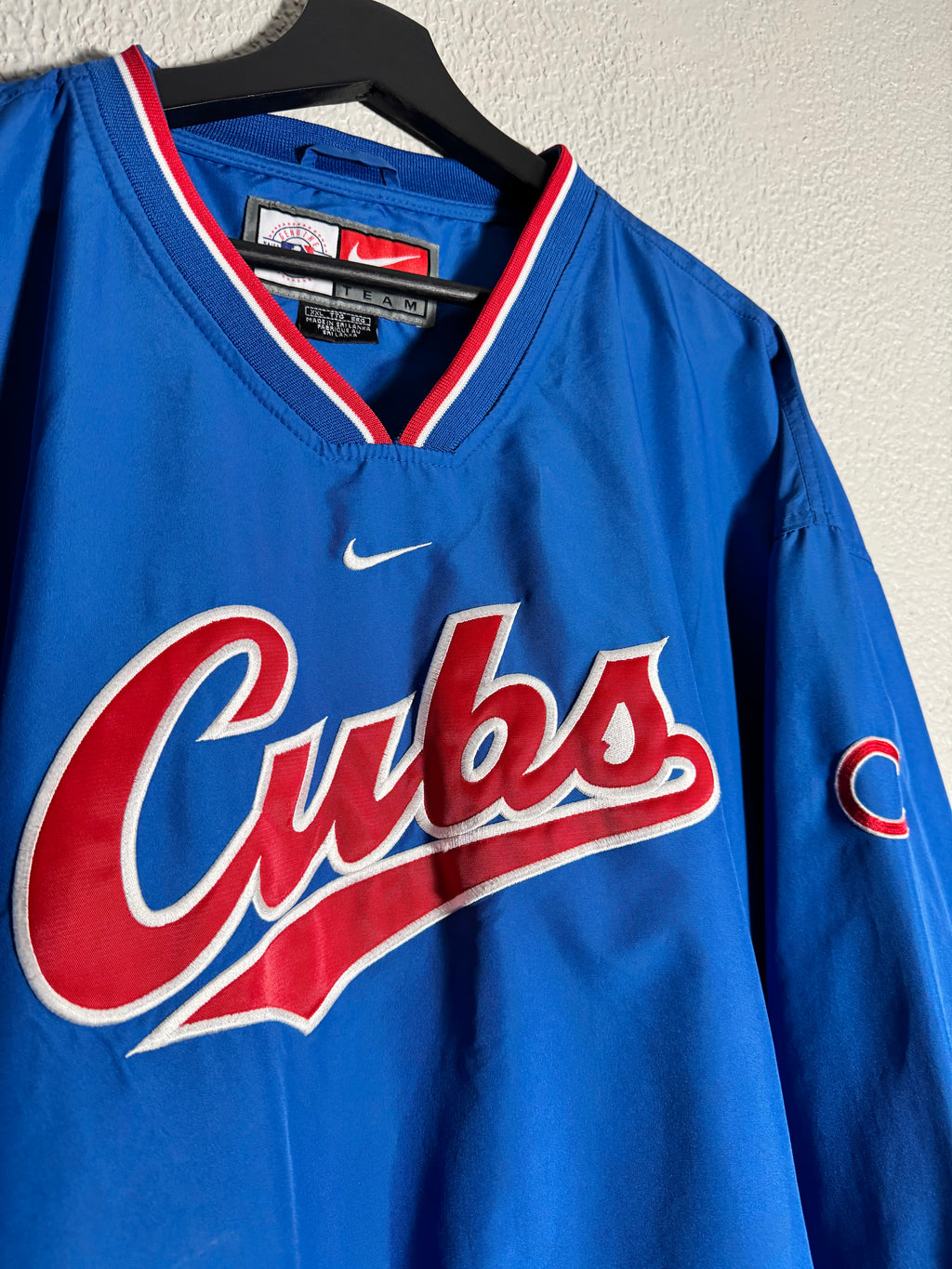 Chicago Cubs Nike Pullover Windbreaker Size XXL
