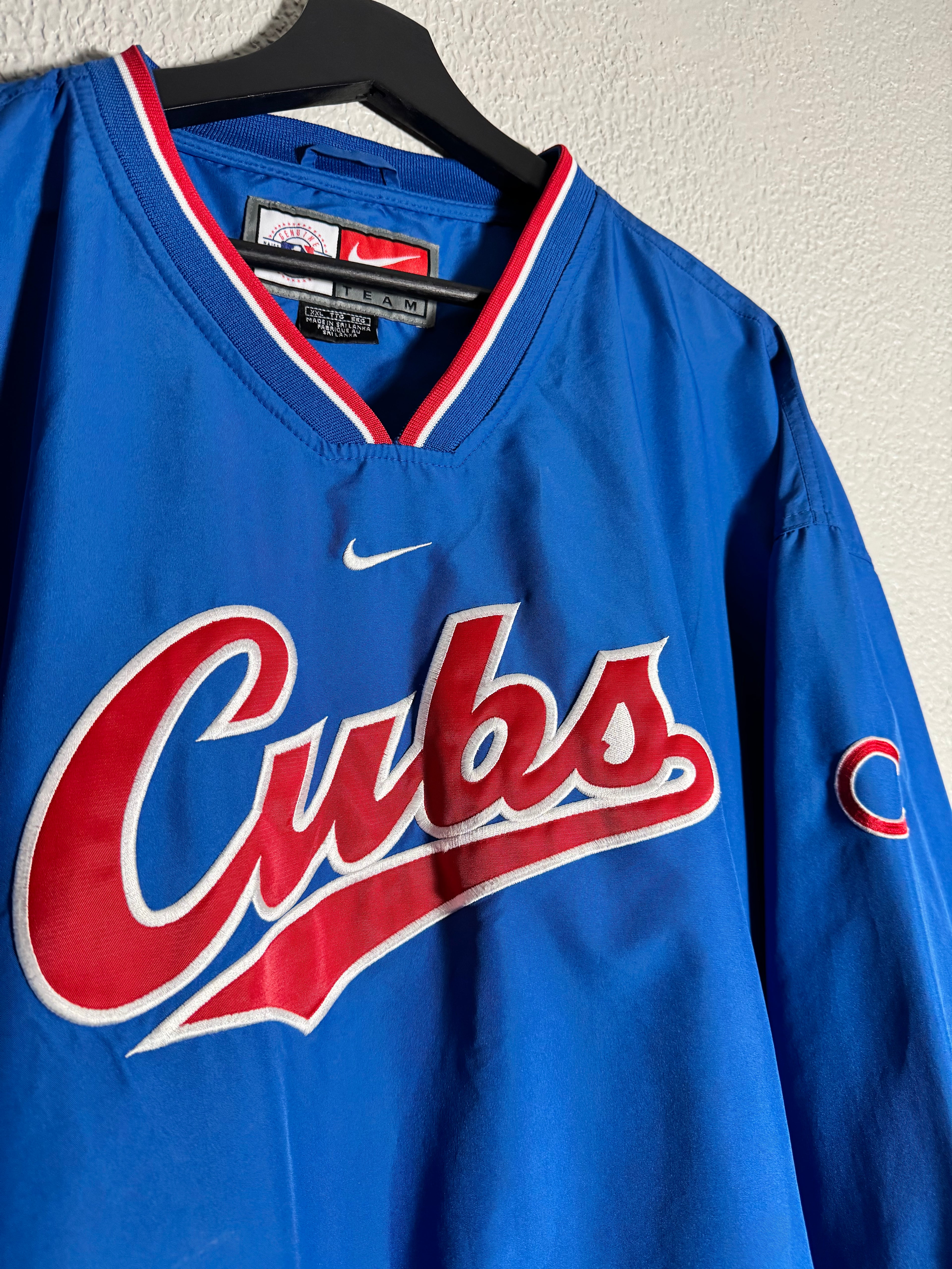 Chicago Cubs Nike Pullover Windbreaker Size XXL