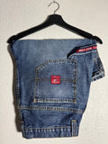 Vintage U.S. Polo Assn Baggy Carpenter Blue Denim Shorts