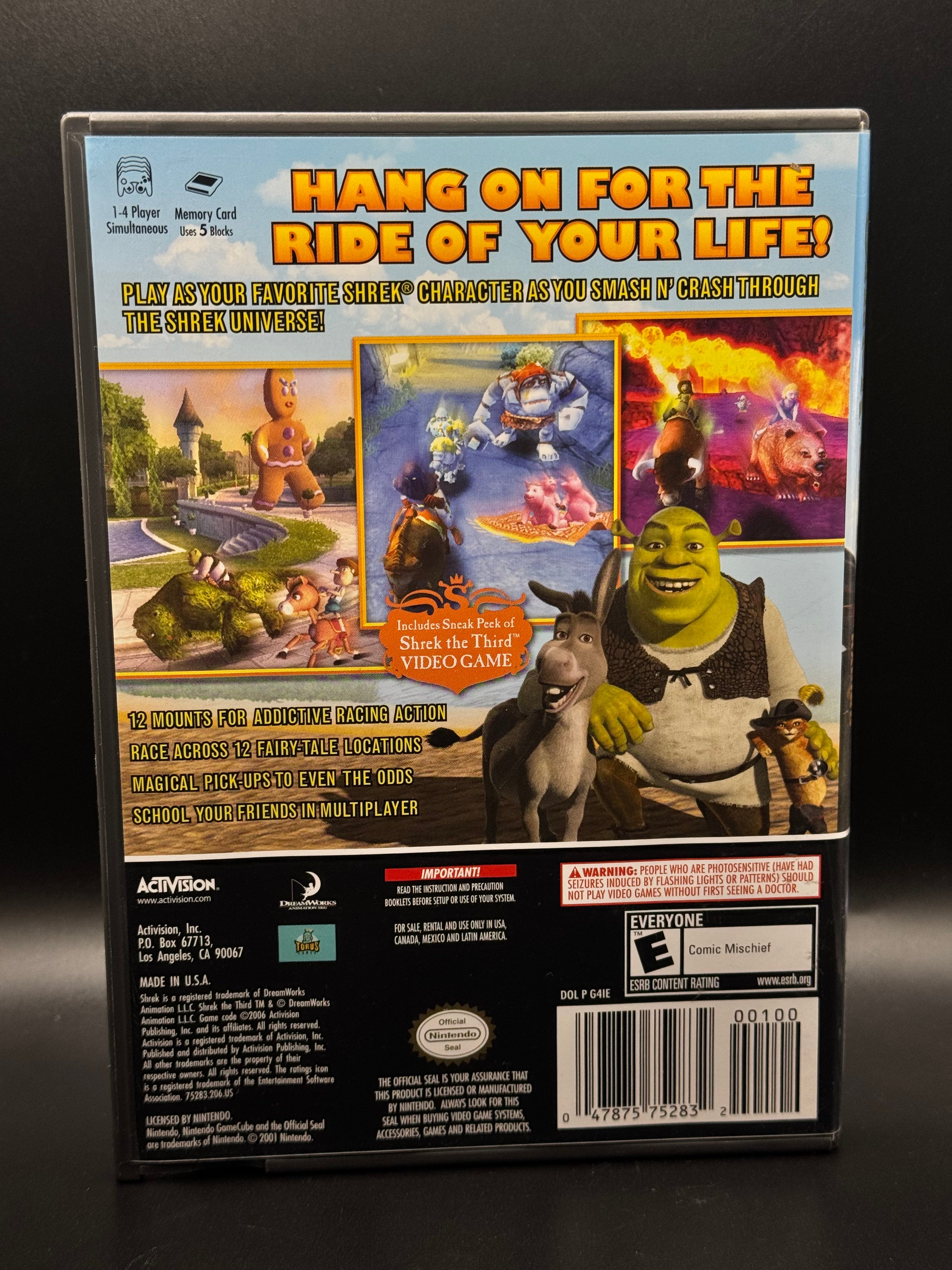 GAMECUBE Shrek: Smash n' Crash Racing 2006 Complete in Box
