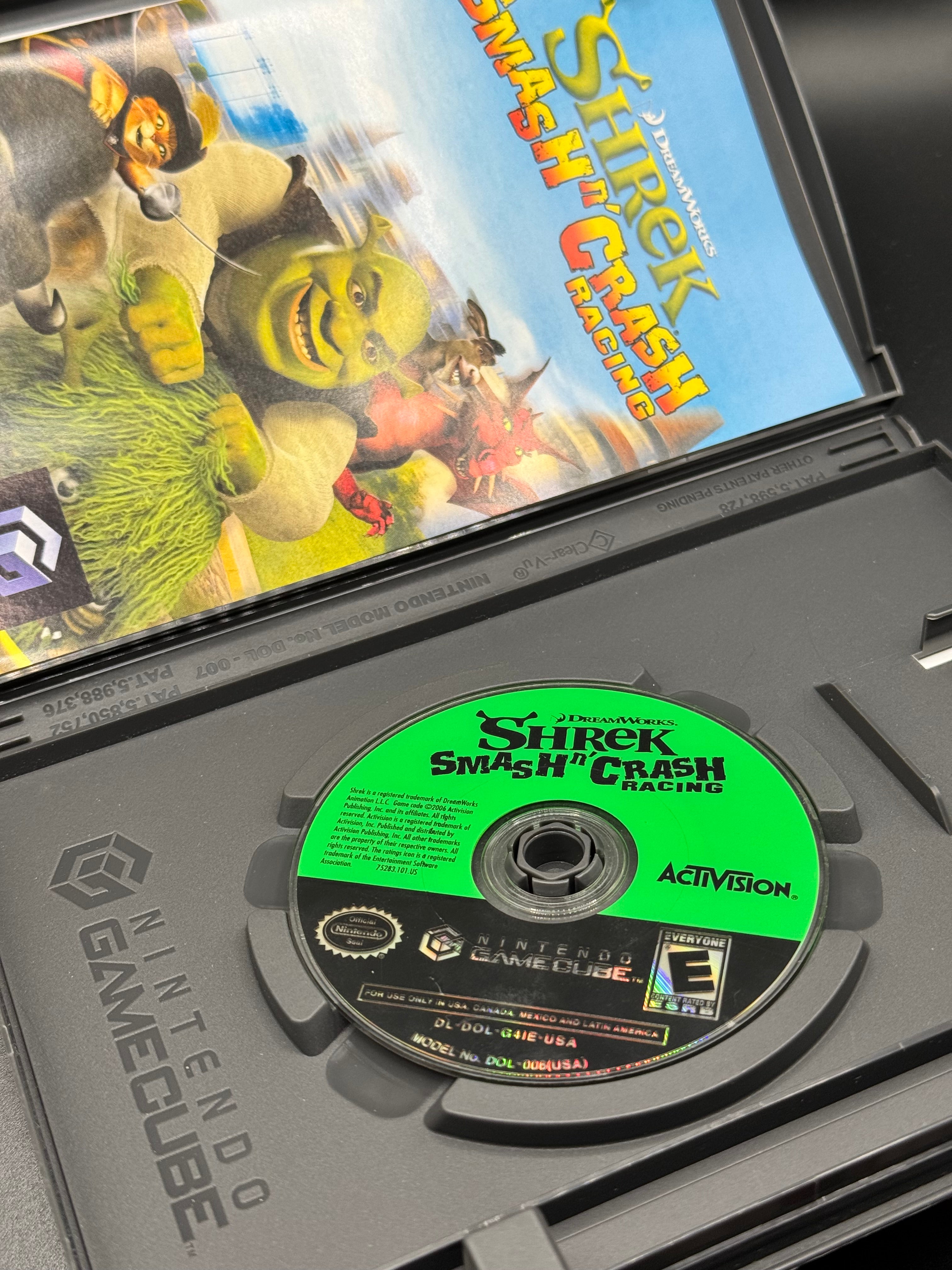 GAMECUBE Shrek: Smash n' Crash Racing 2006 Complete in Box