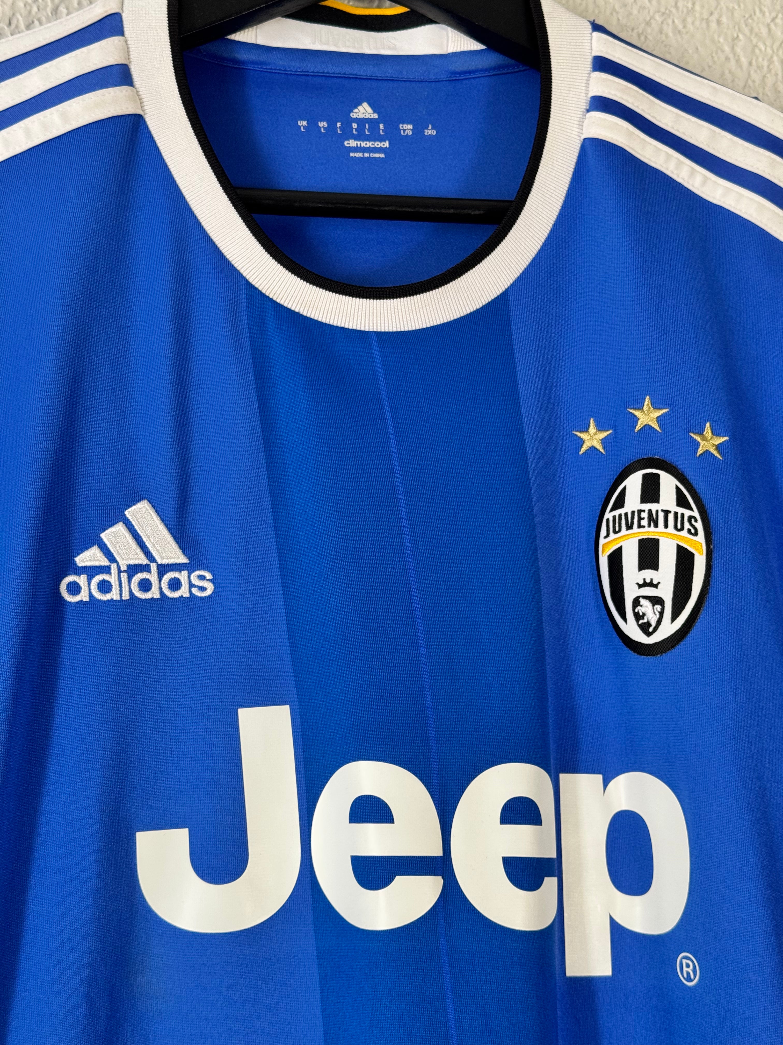 Adidas Juventus Blue Jeep 2016 Away Jersey Size Large
