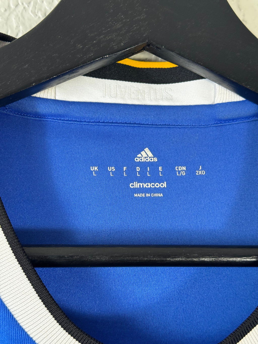 Adidas Juventus Blue Jeep 2016 Away Jersey Size Large