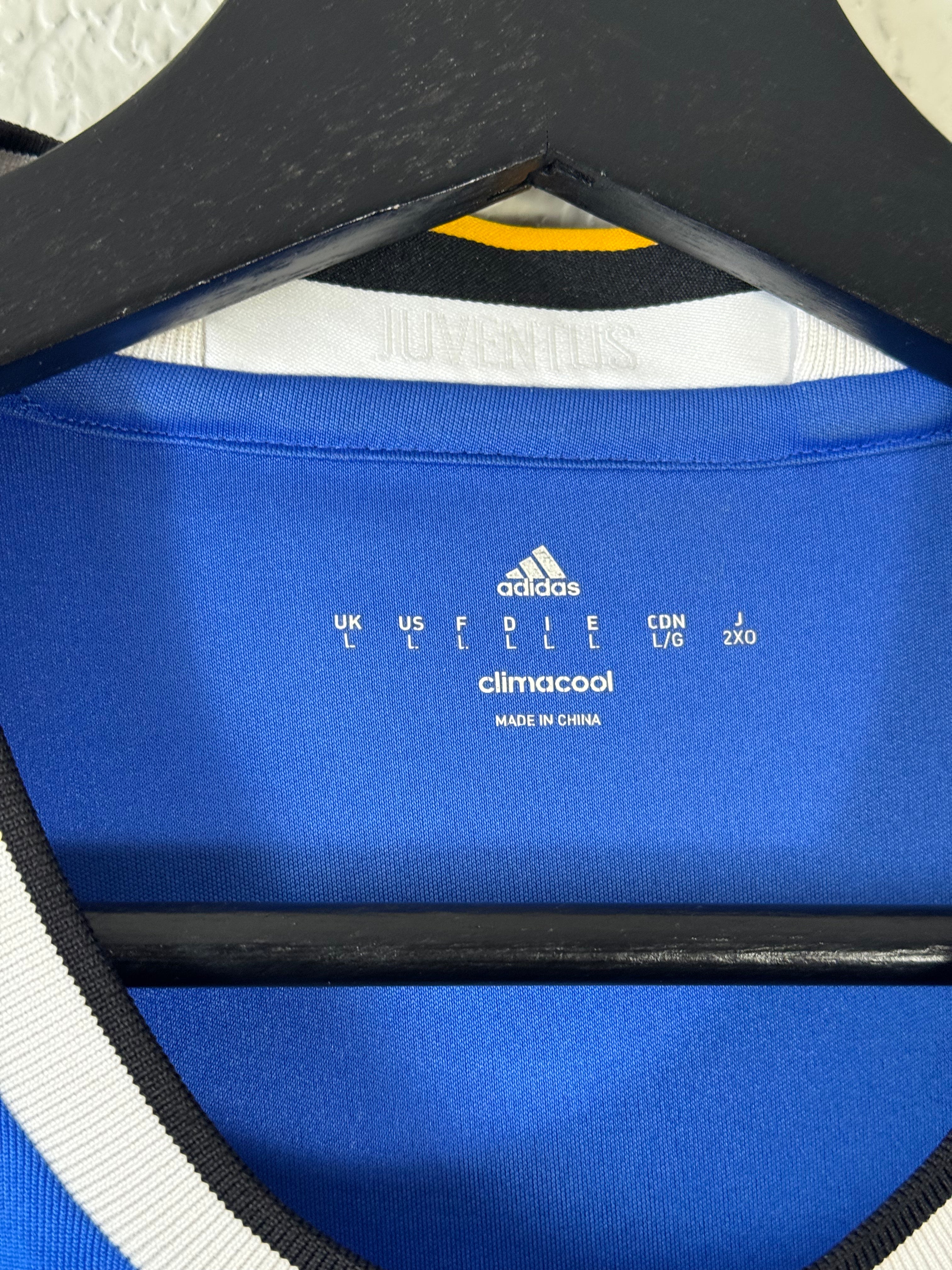 Adidas Juventus Blue Jeep 2016 Away Jersey Size Large