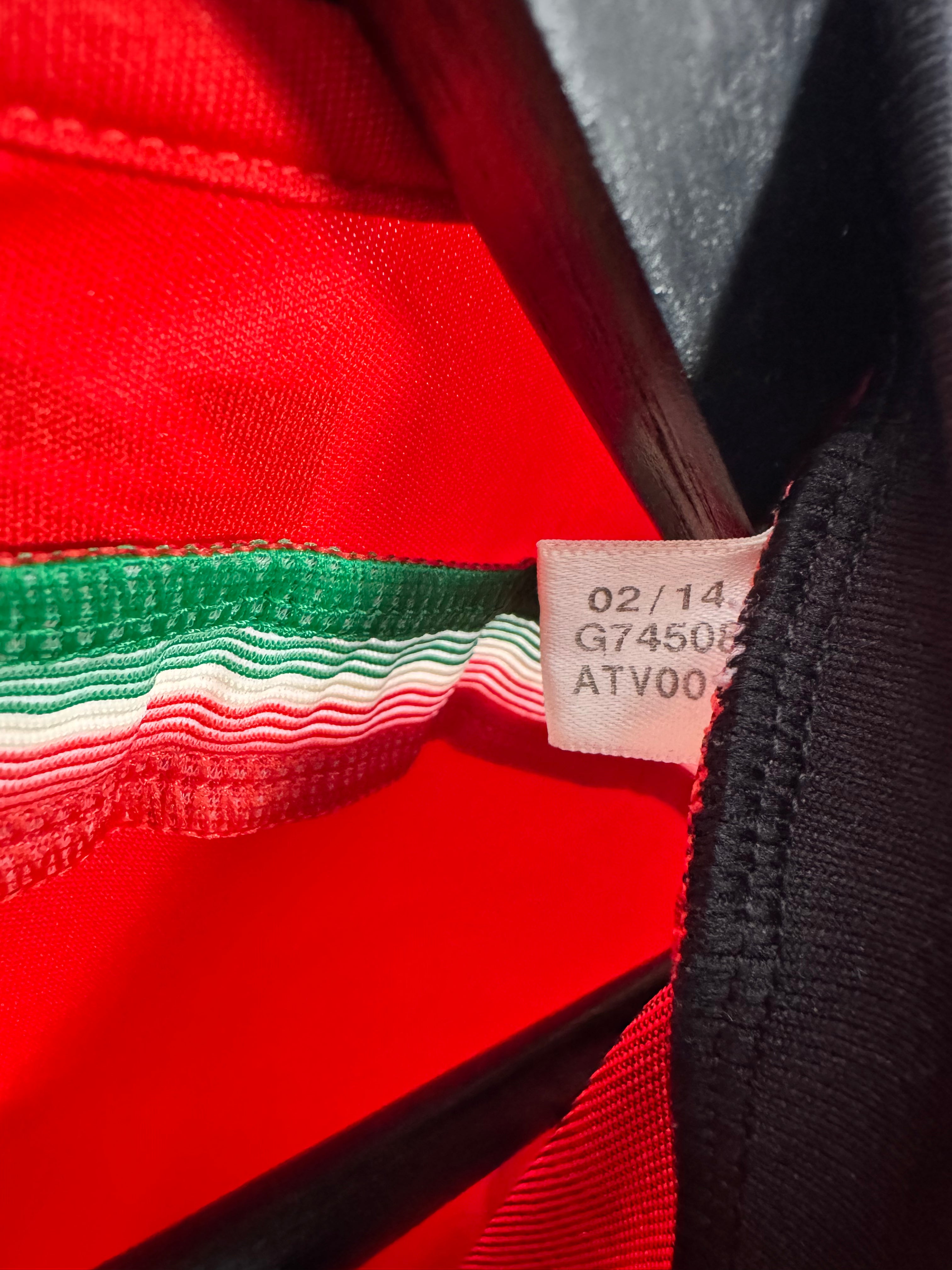 Adidas Mexico Jersey Men's Red 2014 World Cup Away Jersey Size Small