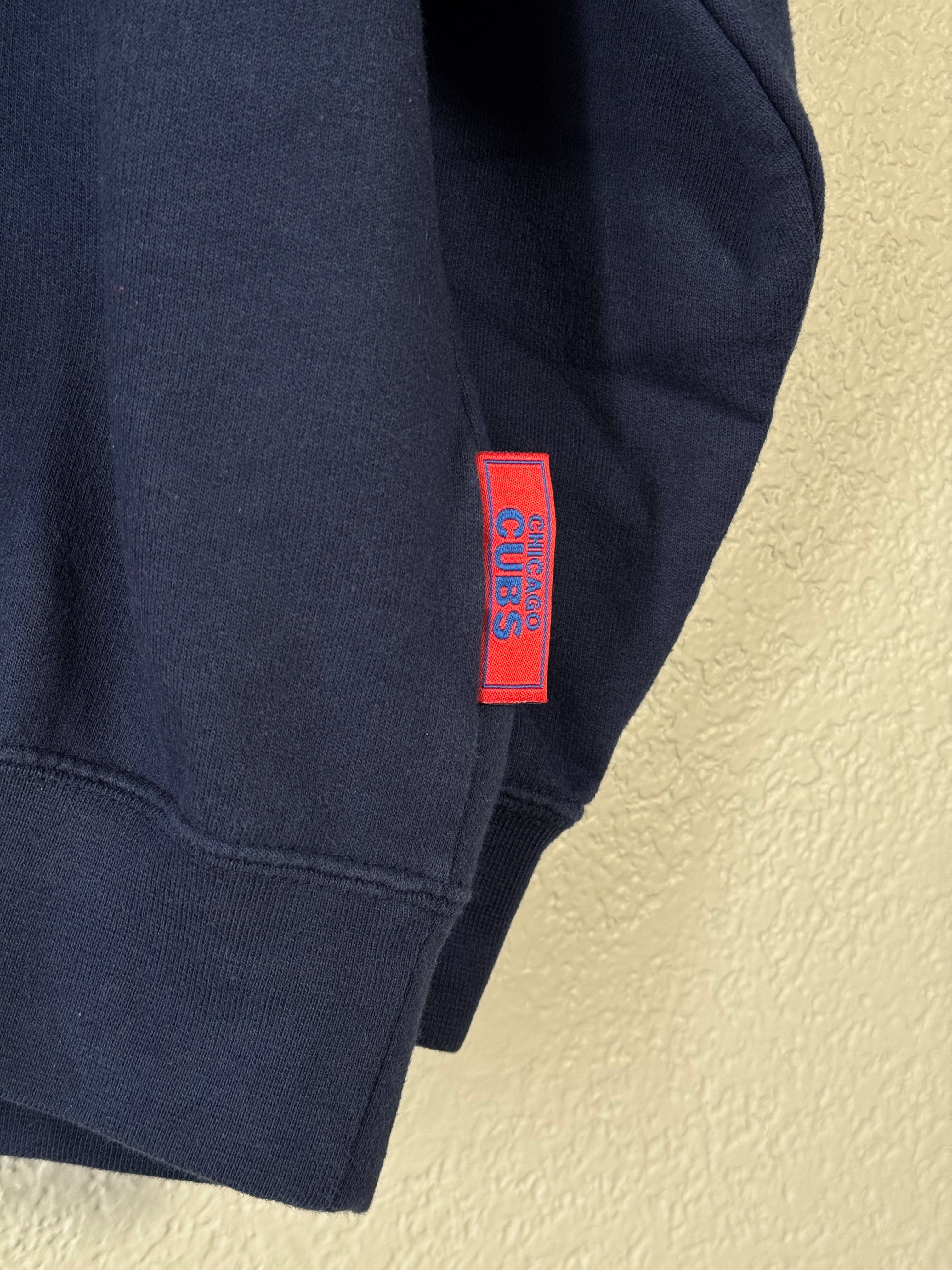 Vintage Chicago Cubs Sweatshirt Blue MLB Baseball Lee Sport Crewneck Size Large