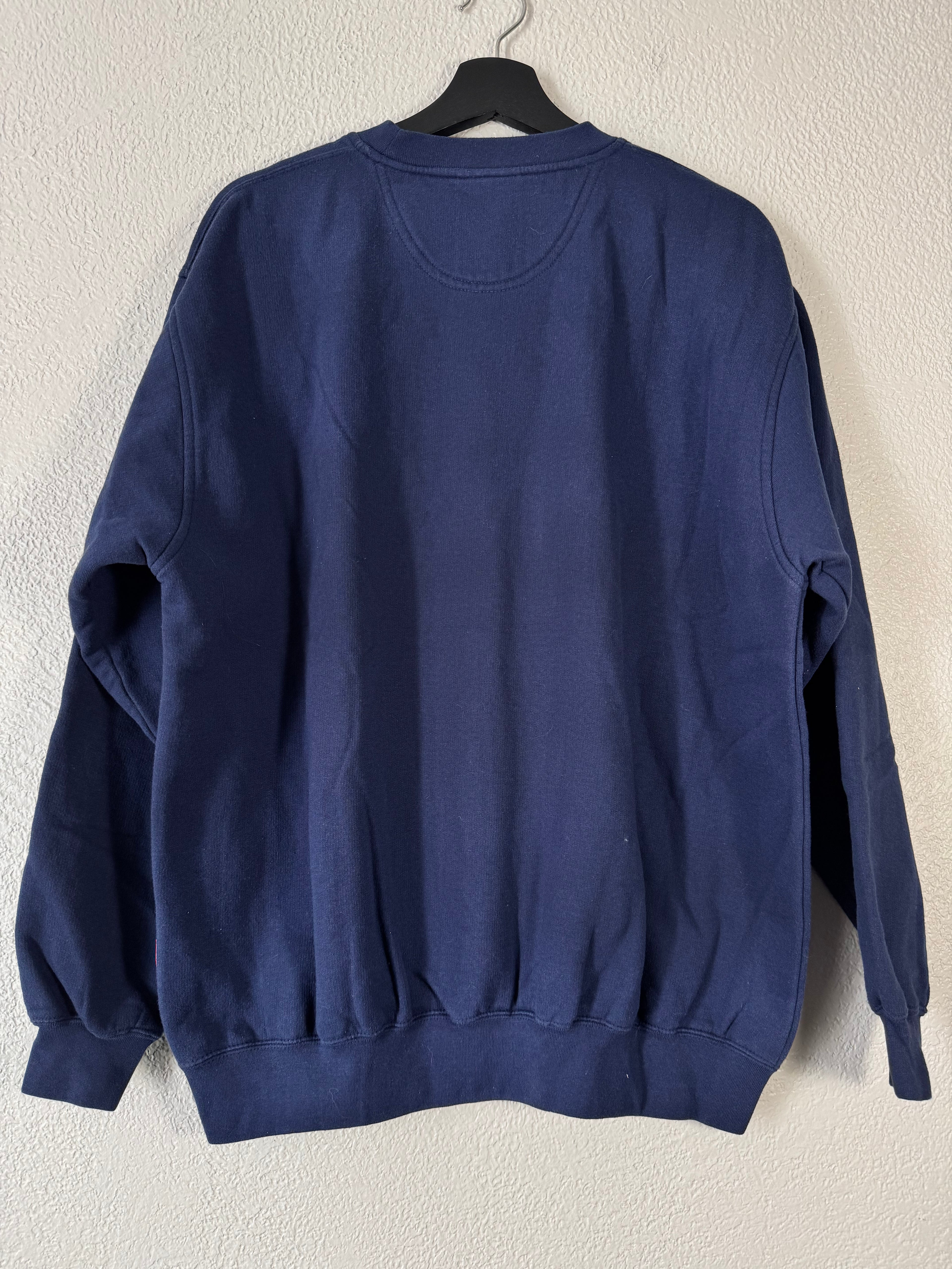 Vintage Chicago Cubs Sweatshirt Blue MLB Baseball Lee Sport Crewneck Size Large