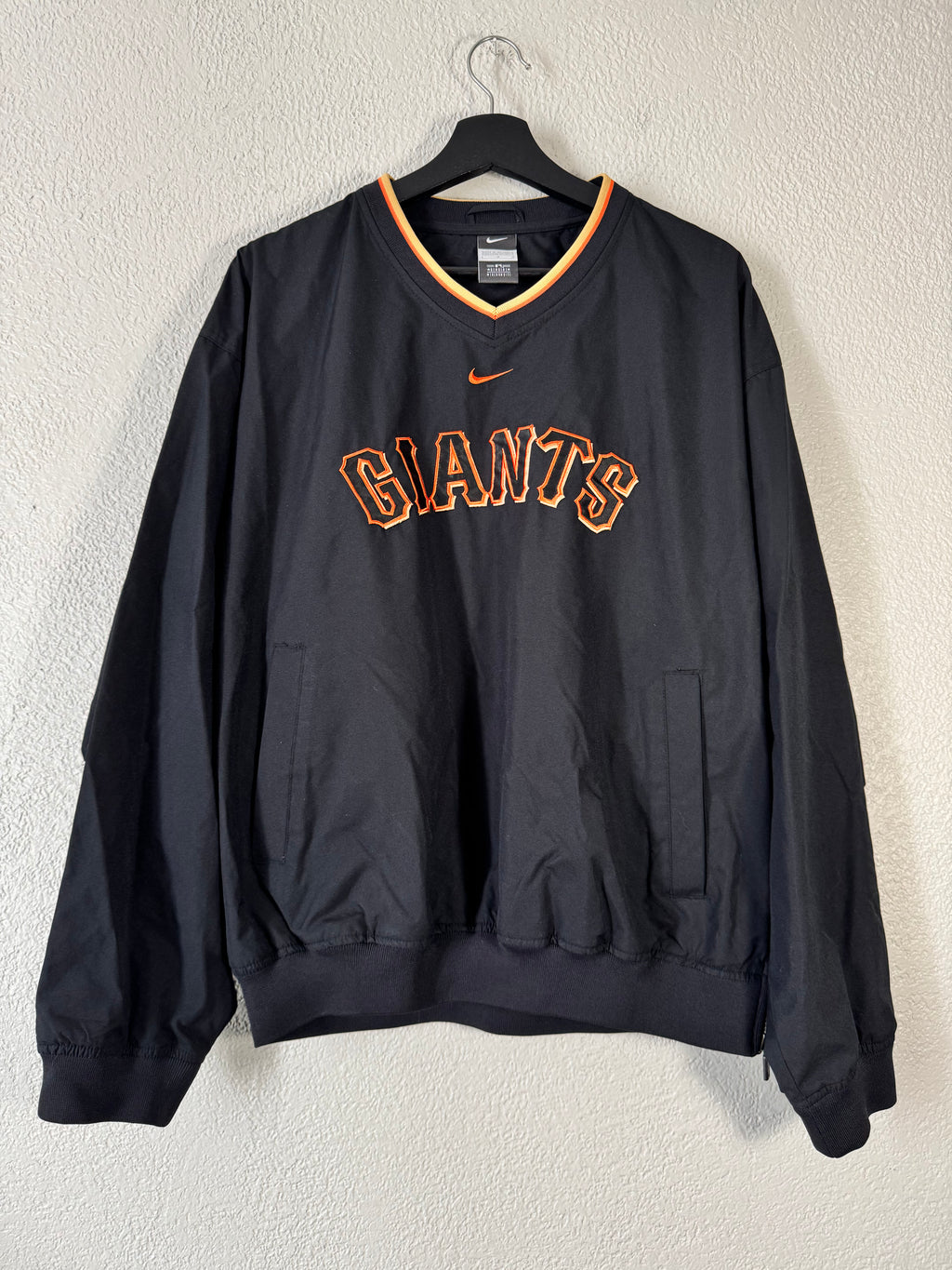 Nike San Francisco Giants Pull Over Windbreaker Size Large