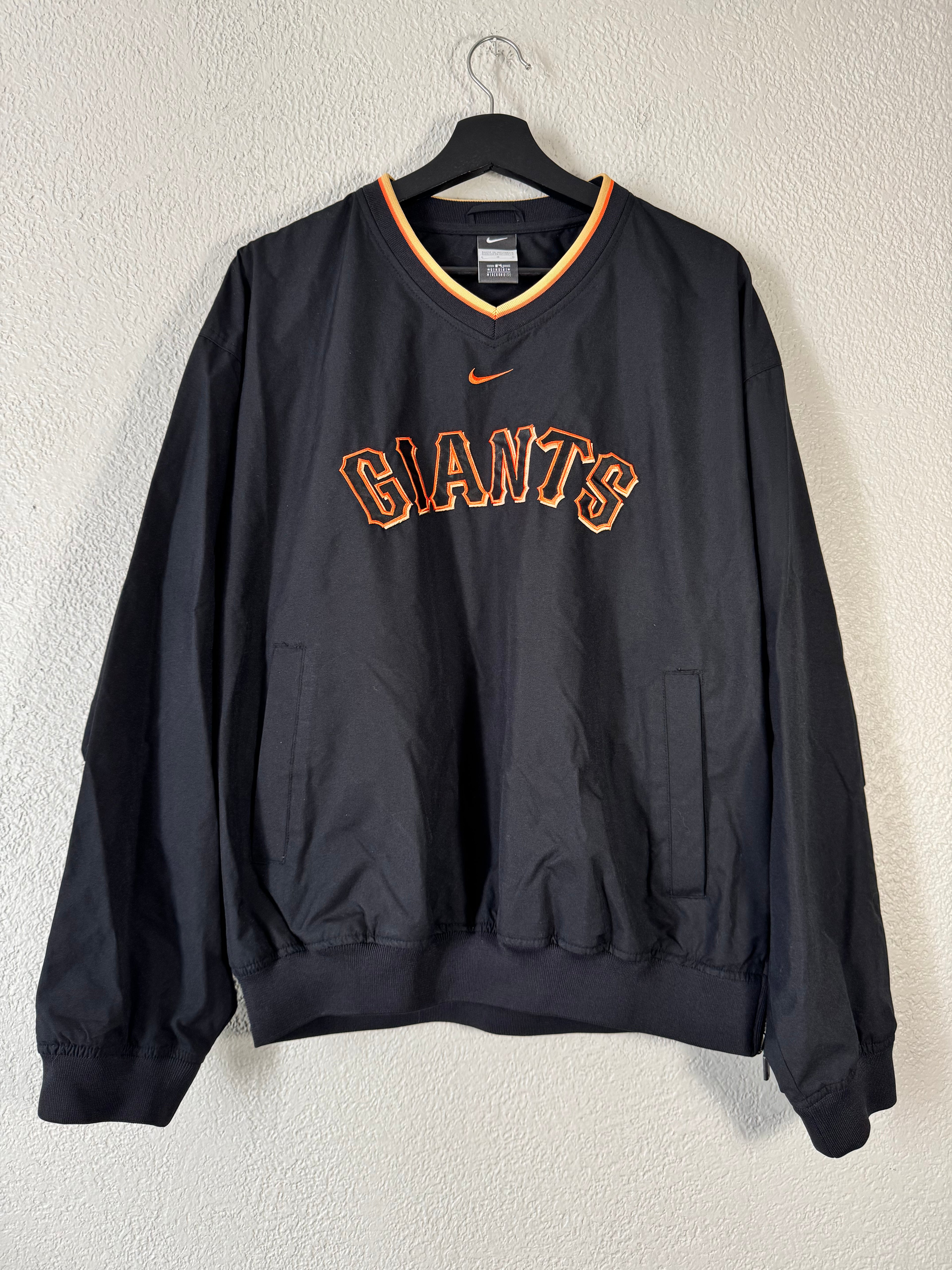 Nike San Francisco Giants Pull Over Windbreaker Size Large