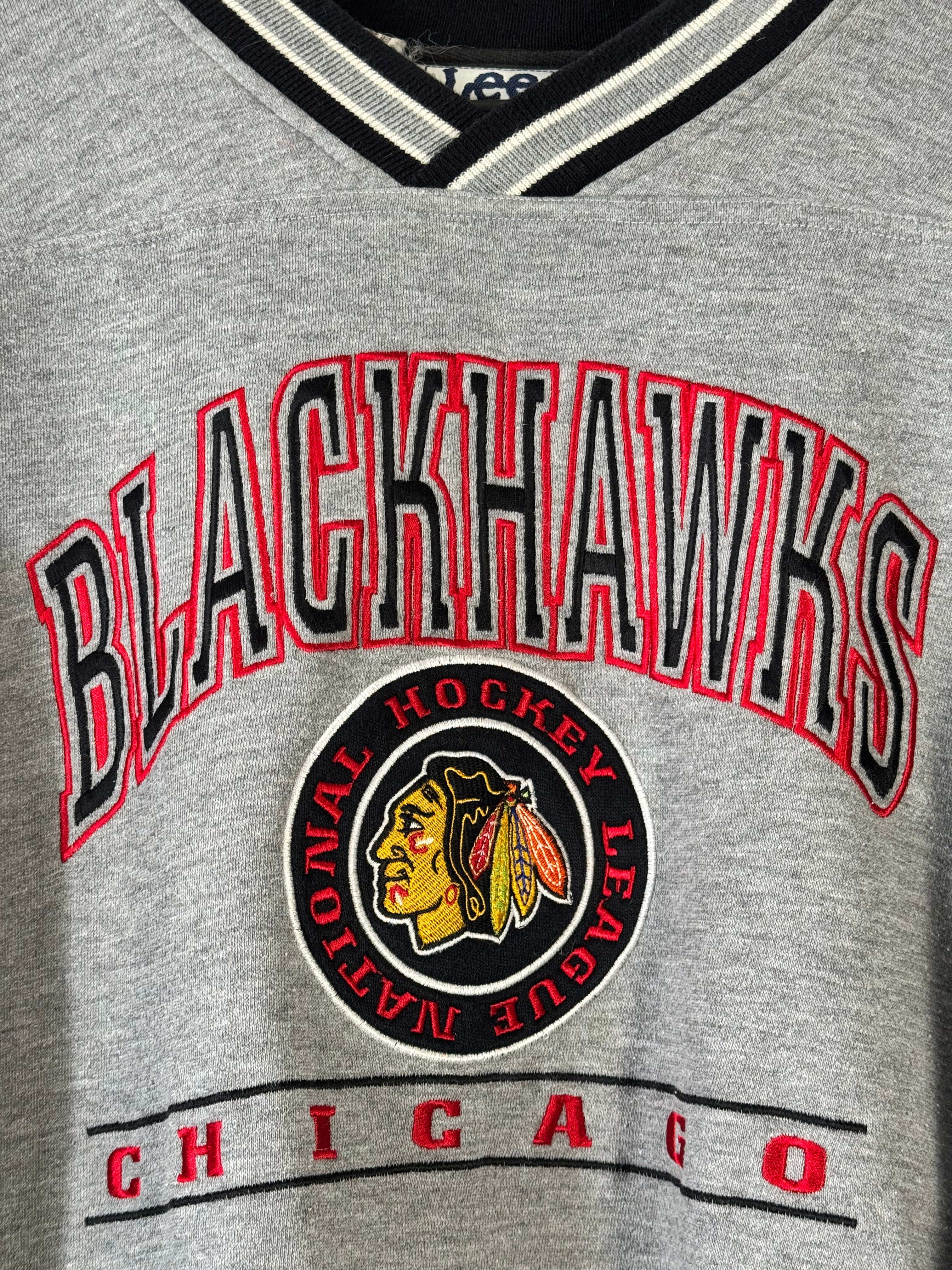 Vintage Chicago Blackhawks Lee Sport Crewneck Size XL