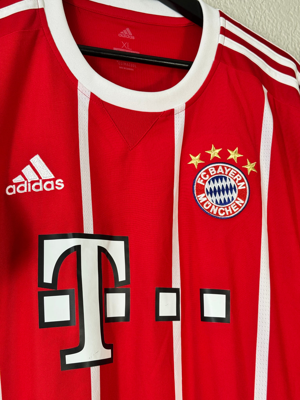 Adidas Fc Bayern Munich 2017/18 Jersey Size XL