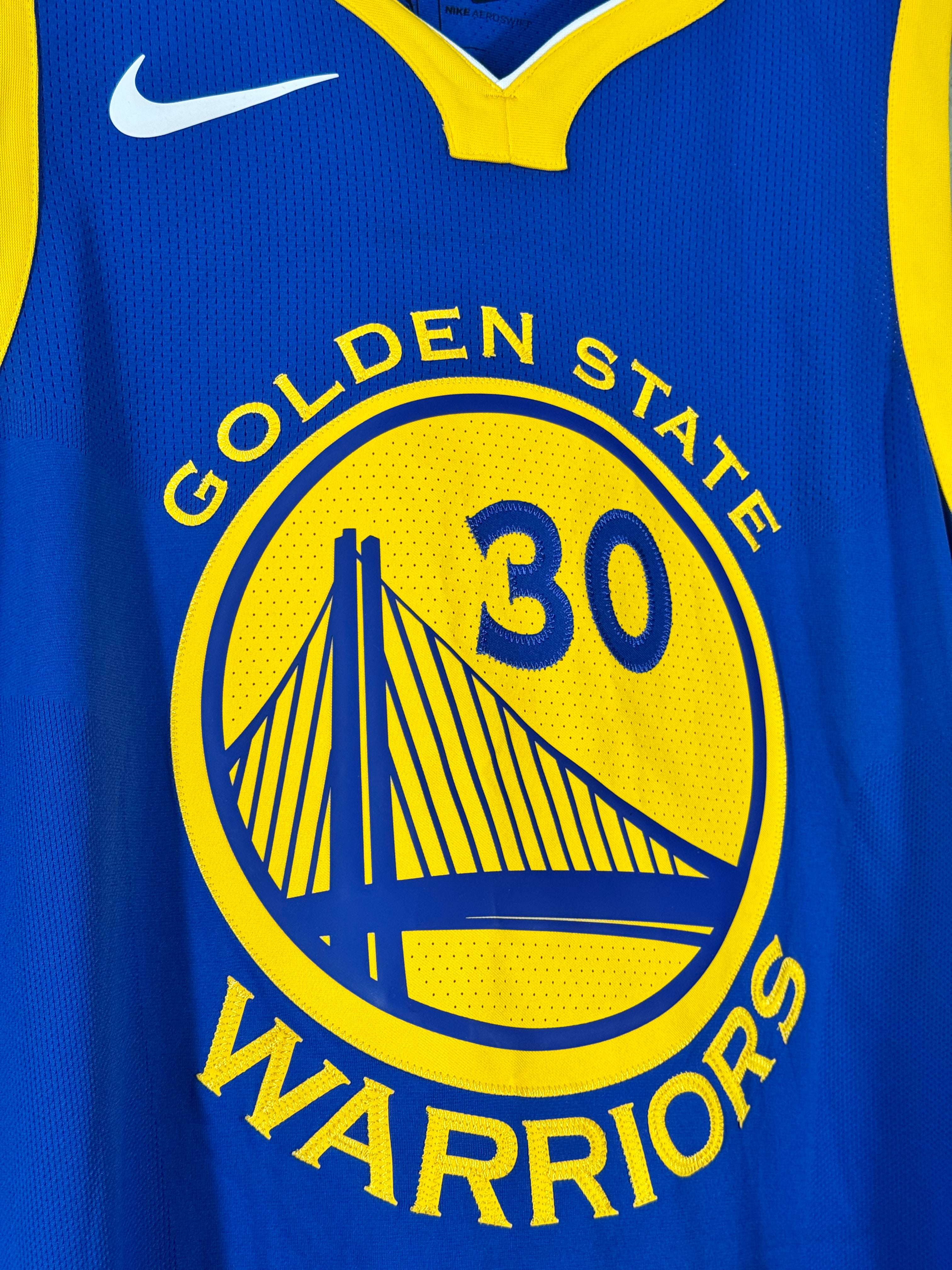 (NEW) Stephen Curry Nike Authentic Nba Jersey Aeroswift size Large (48)Golden State
