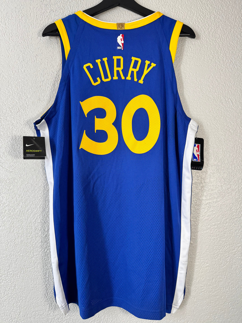 (NEW) Stephen Curry Nike Authentic Nba Jersey Aeroswift size Large (48)Golden State