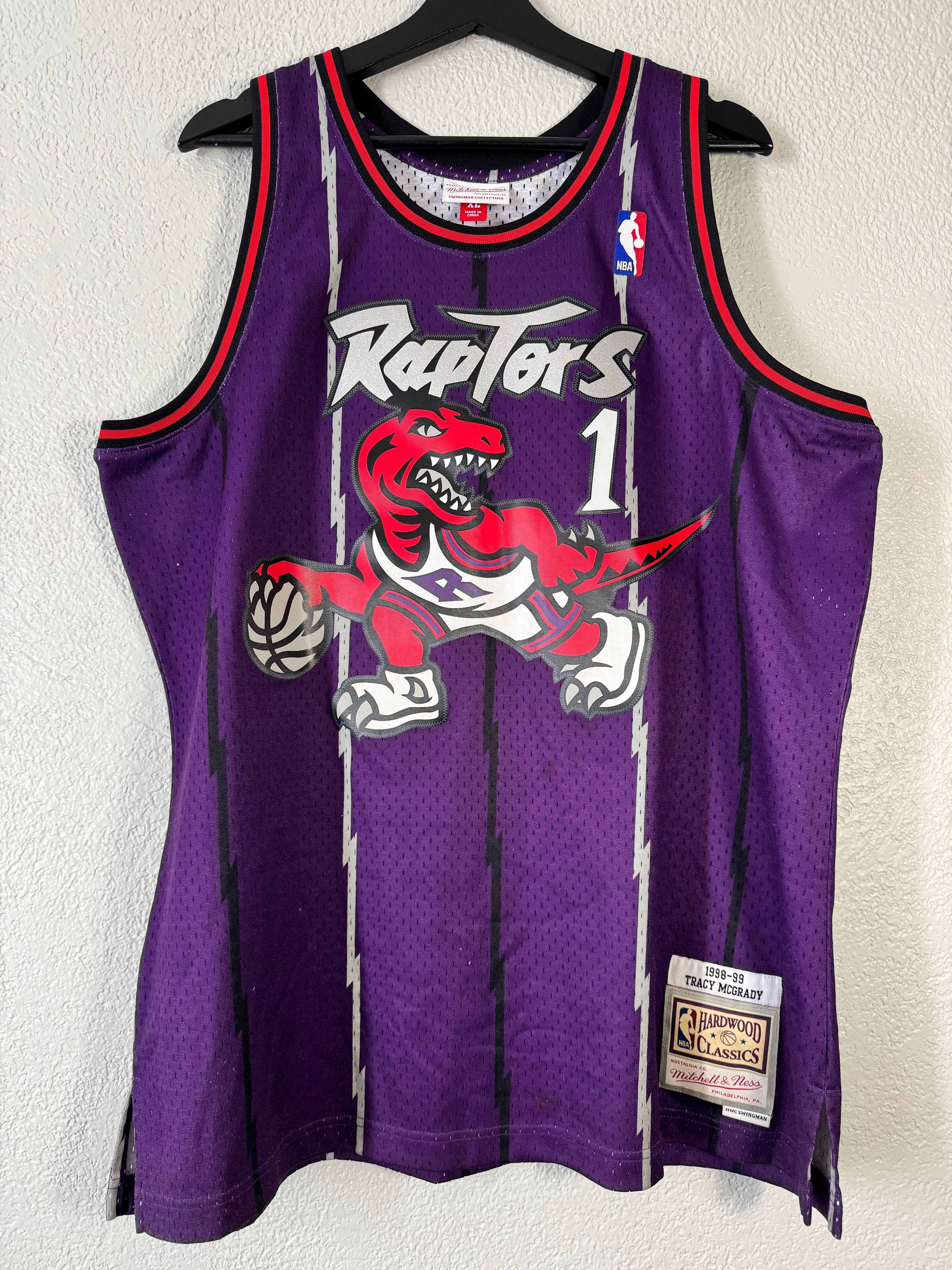 Tracy McGrady Tmac Toronto Raptors Authentic Swingman Mitchell & Ness Jersey Size XL