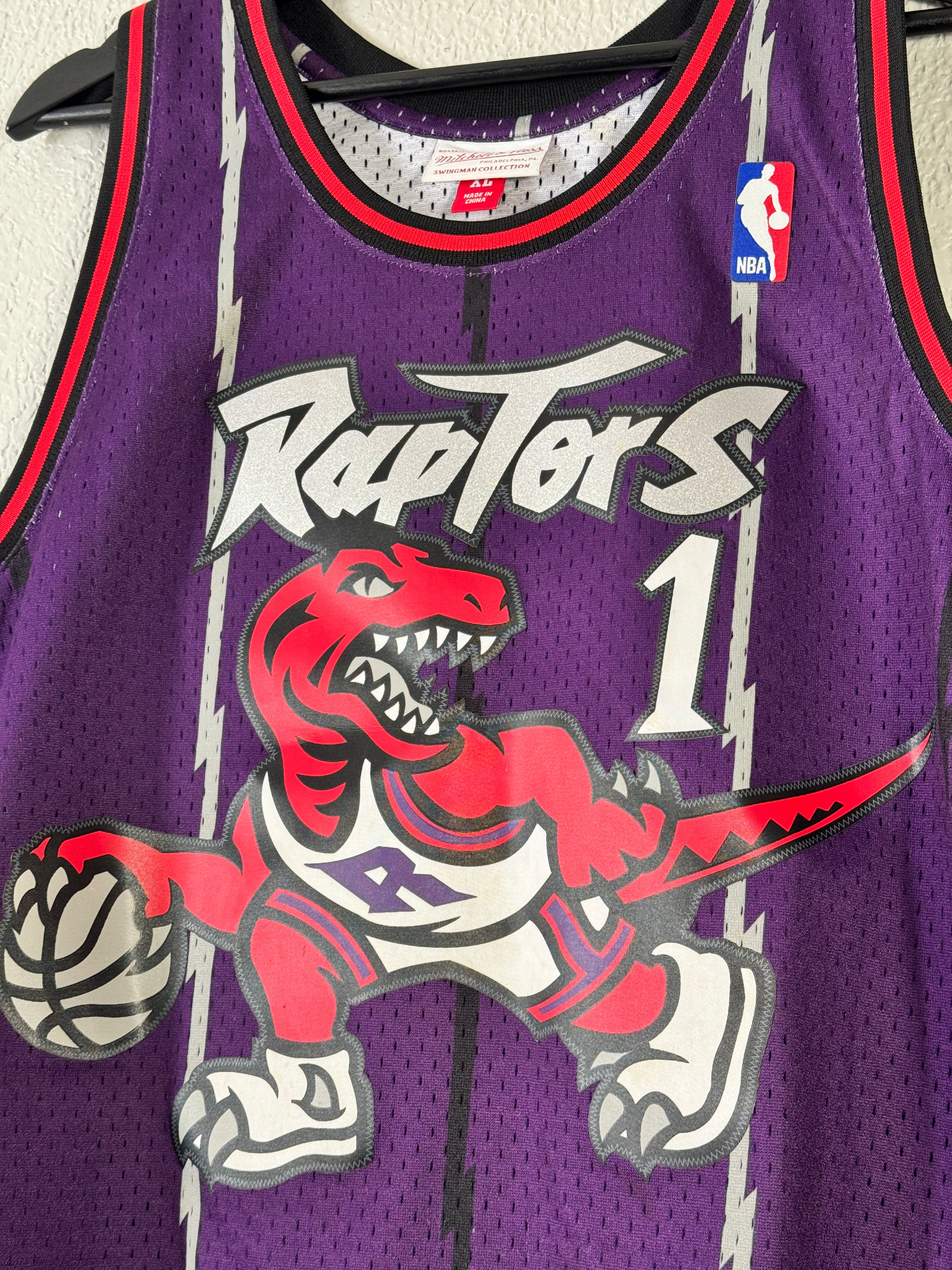 Tracy McGrady Tmac Toronto Raptors Authentic Swingman Mitchell & Ness Jersey Size XL
