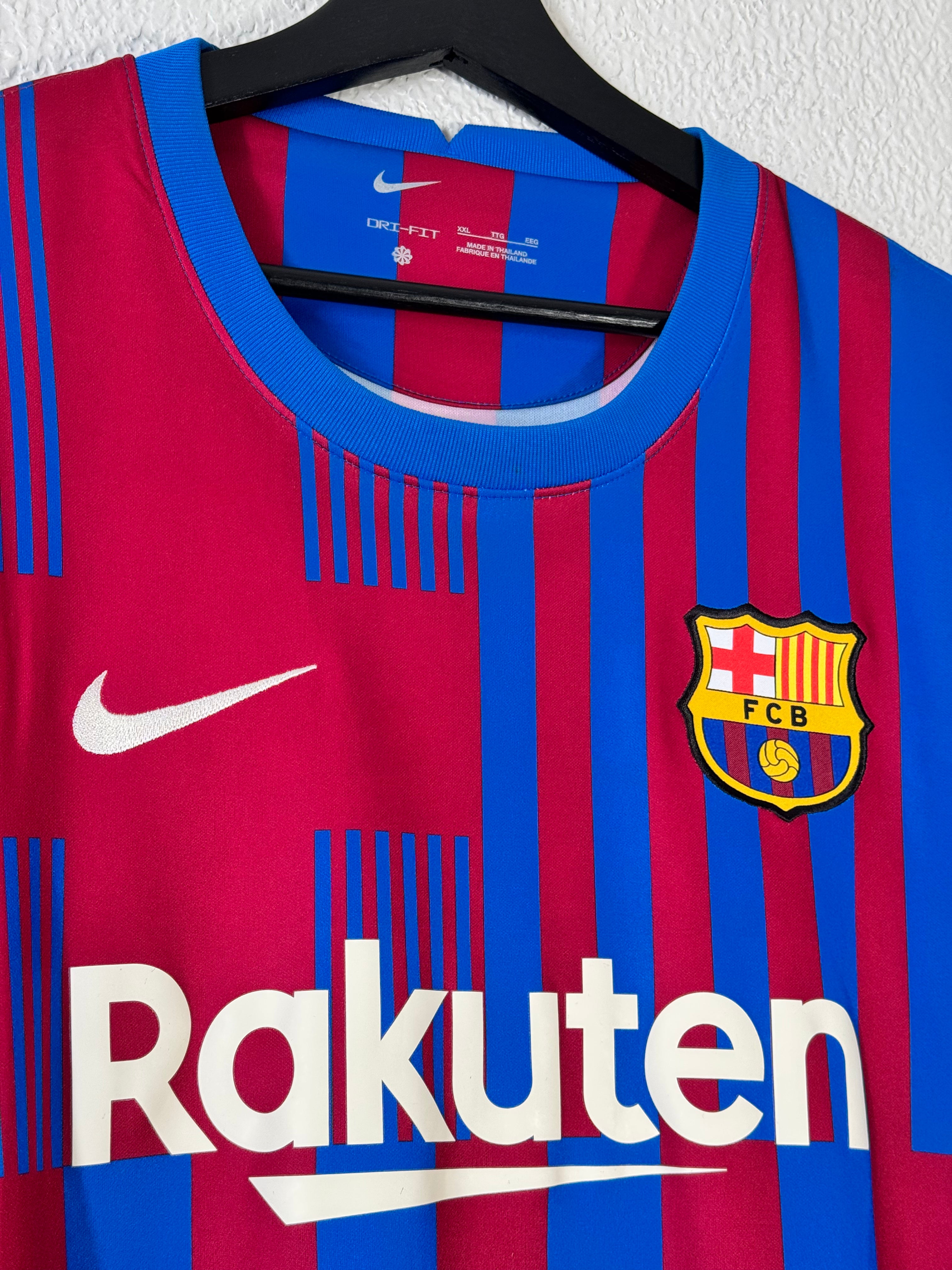 Nike FC Barcelona 2021/2022 Home Jersey Size XXL