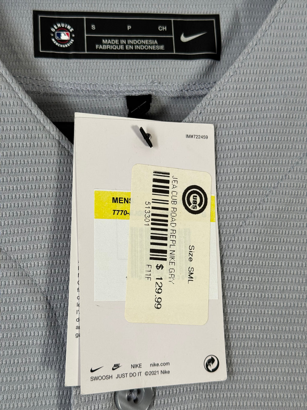 (NEW) Chicago Cubs Nike Jersey Size Small