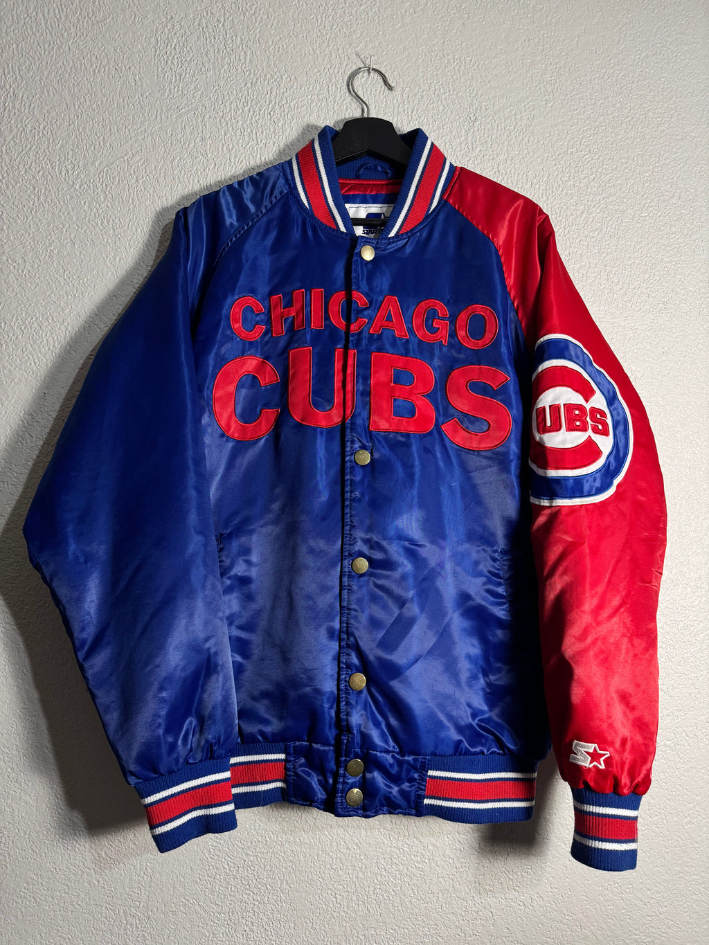Starter Chicago Cubs Satin Jacket Size Medium