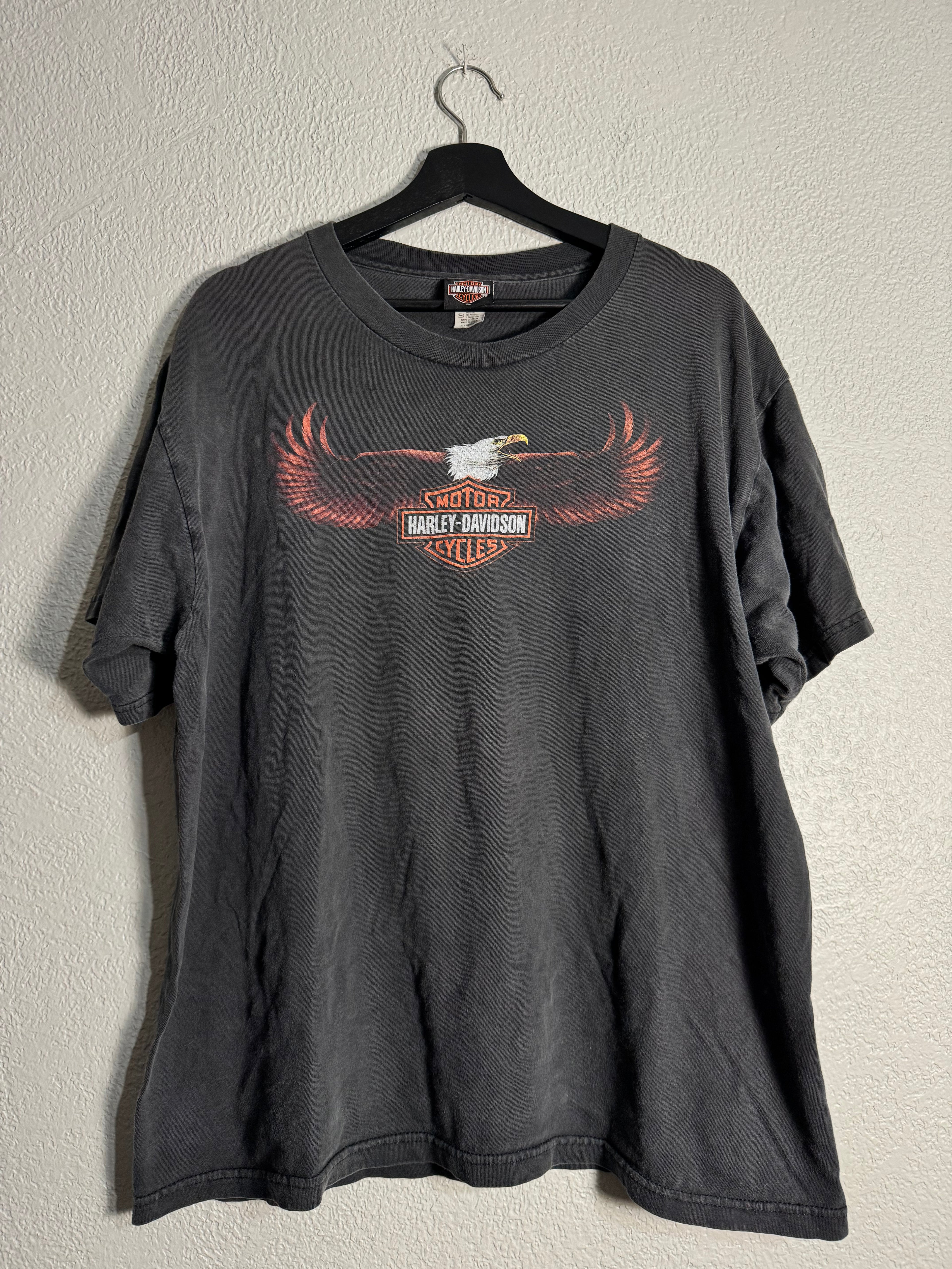 Harley Davidson Eagle Faded Shirt Size XL