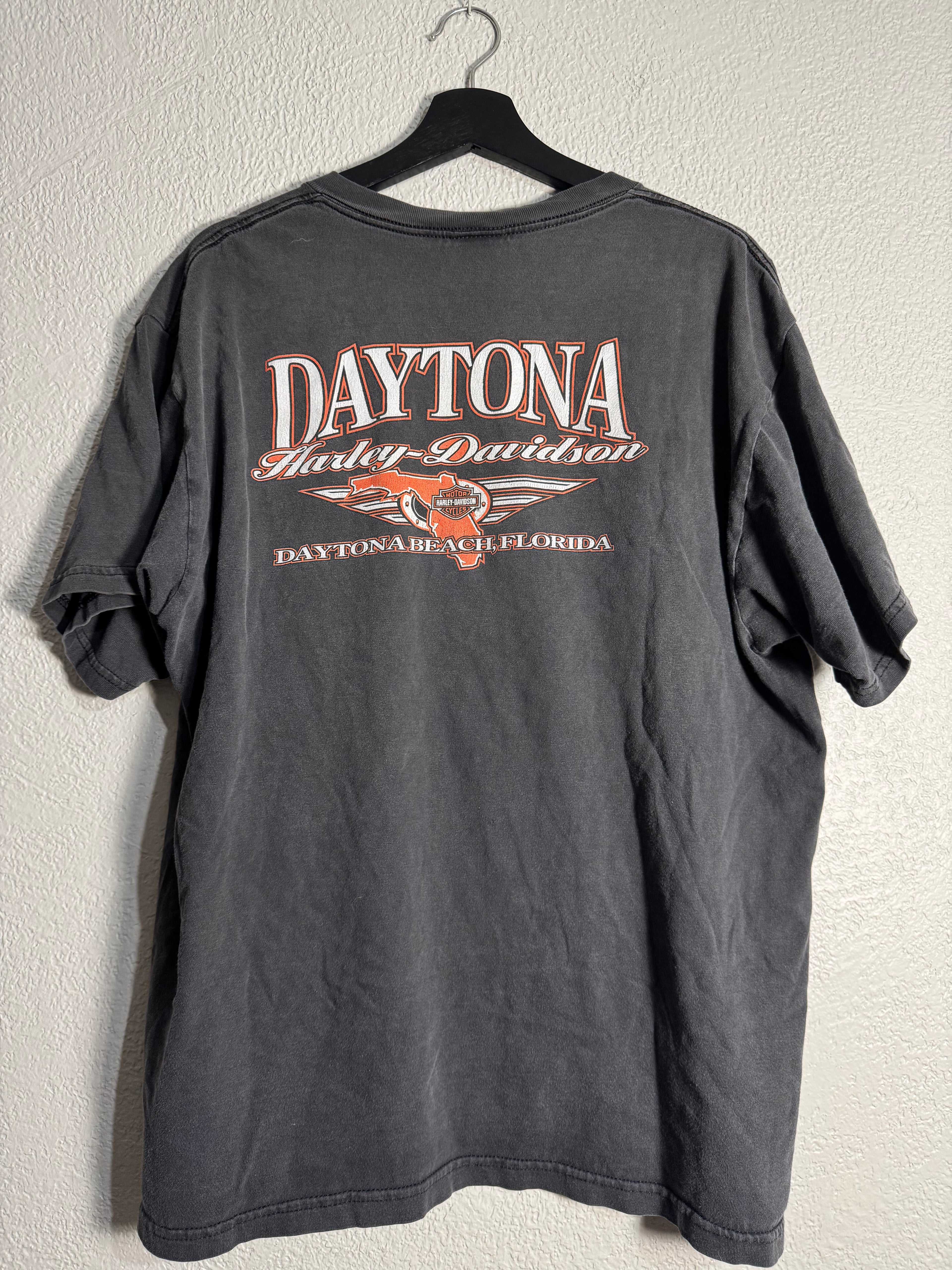 Harley Davidson Eagle Faded Shirt Size XL