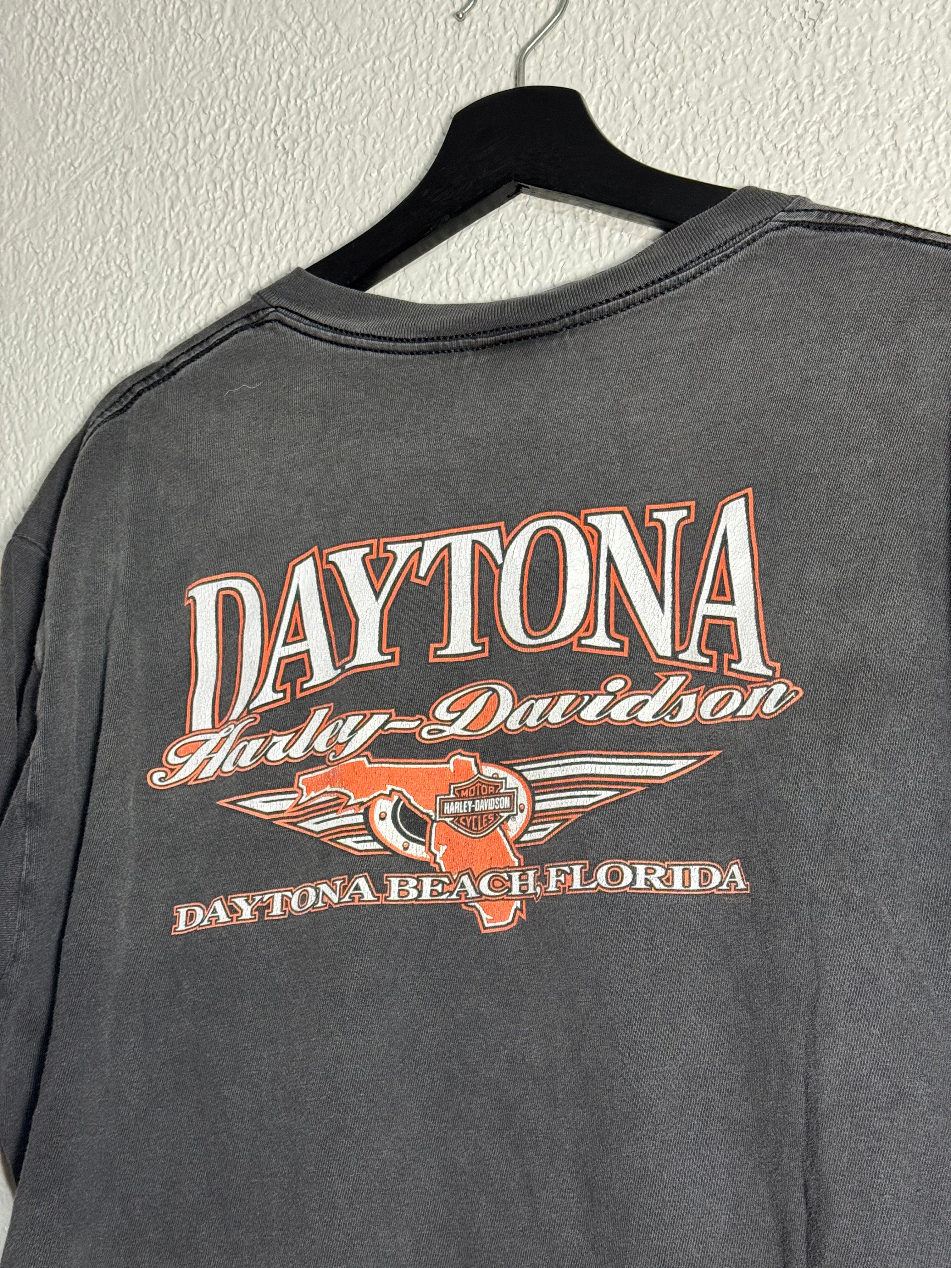 Harley Davidson Eagle Faded Shirt Size XL