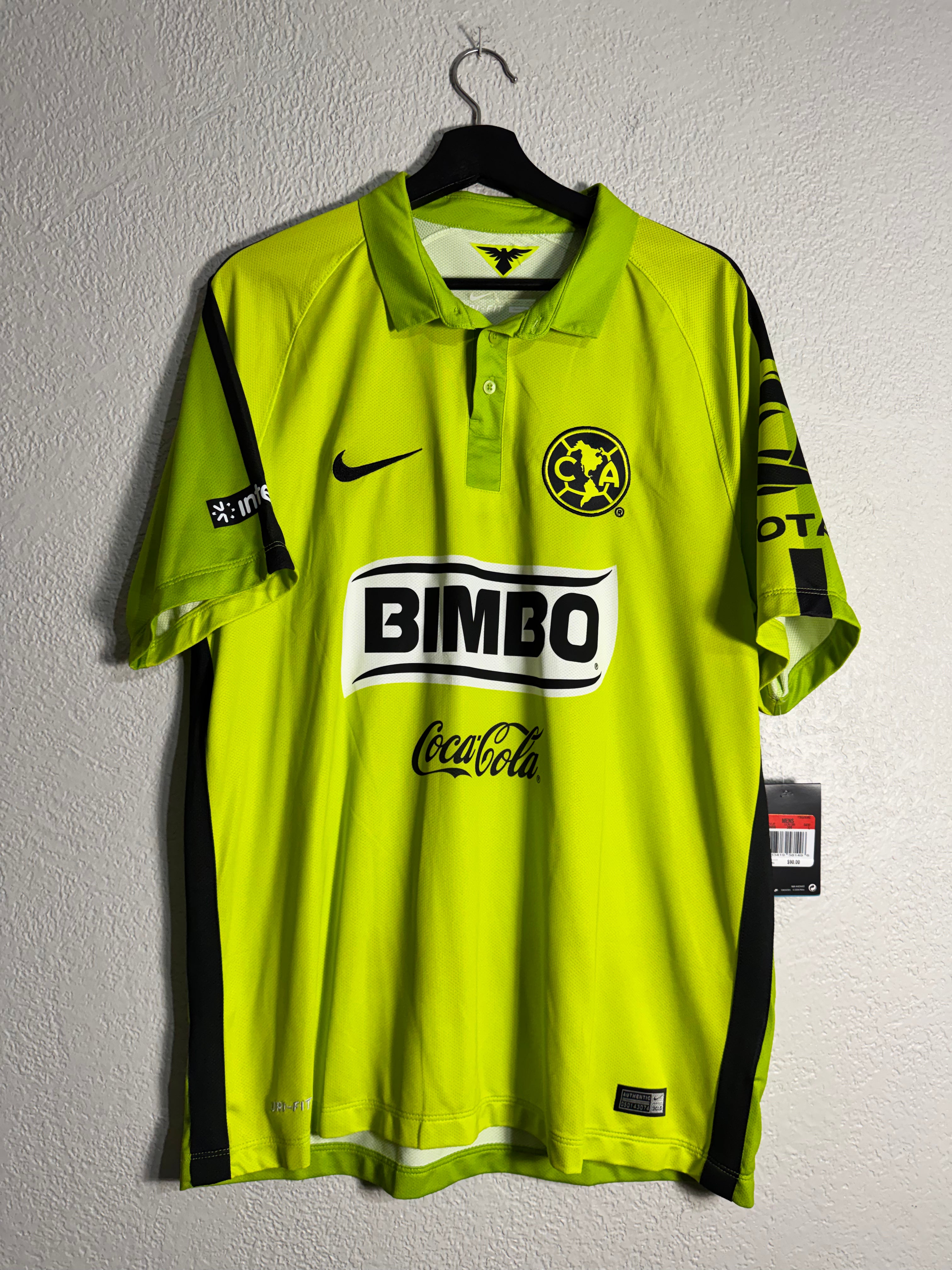 (NEW) NIKE CLUB AMERICA 2015/16 JERSEY SIZE LARGE