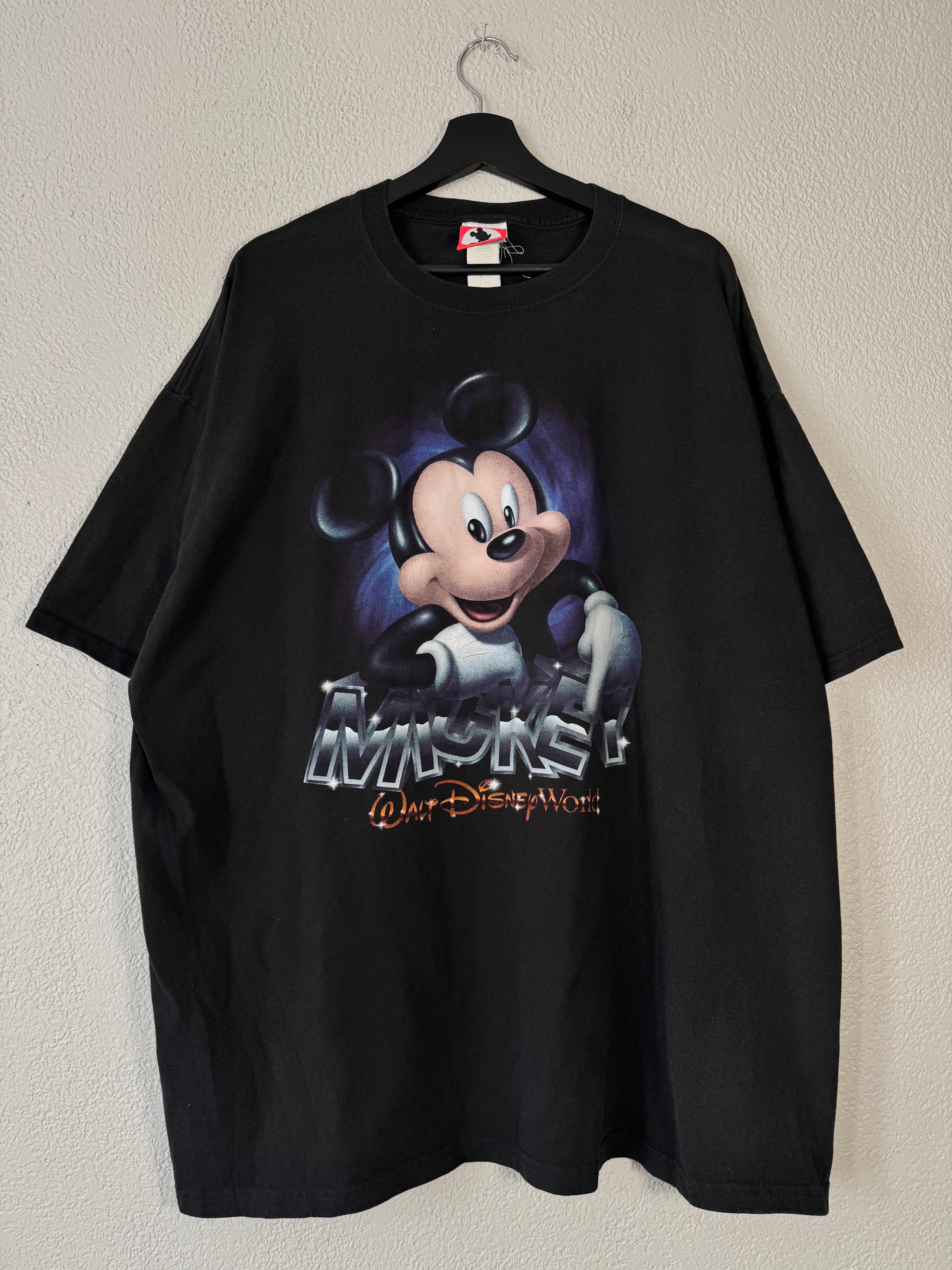 Vintage Disney Mickey Unlimited Black Tee Size XL