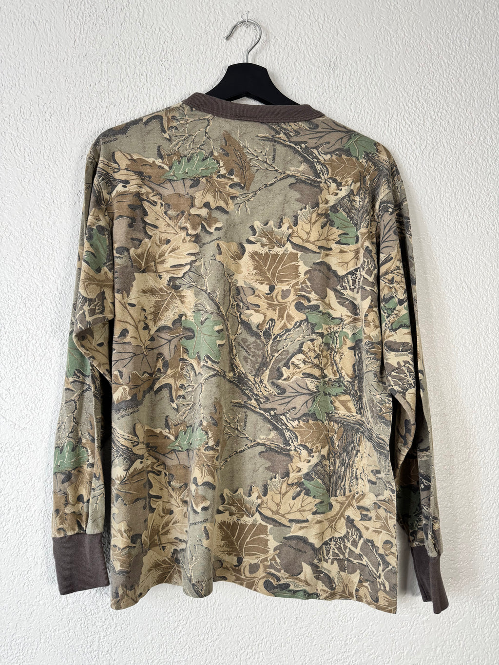 Vintage 90s RedHead Long Sleeve Camo T-Shirt  Realtree Hunting Size Large