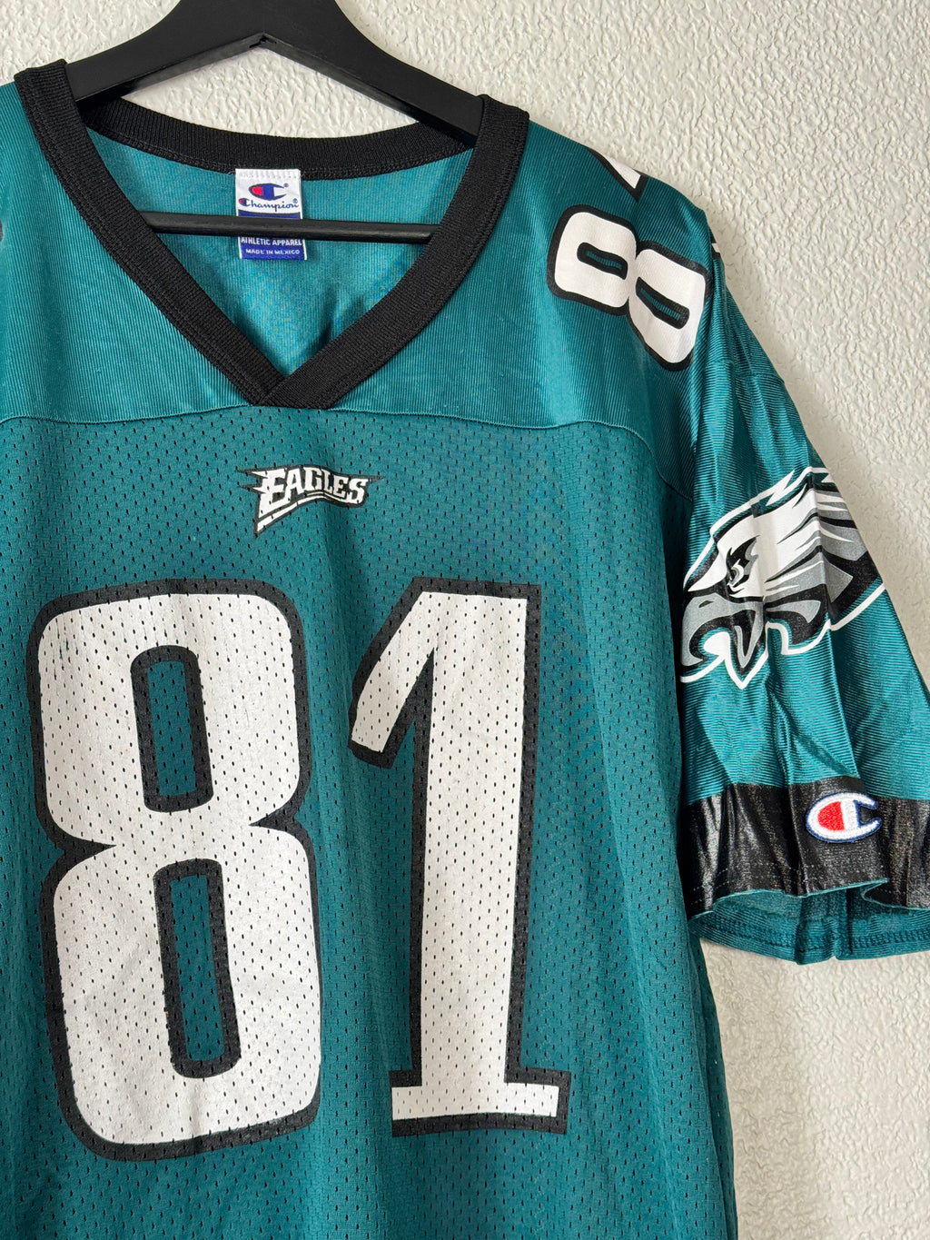 Vintage Champion Philadelphia Eagles Johnson Jersey Size M