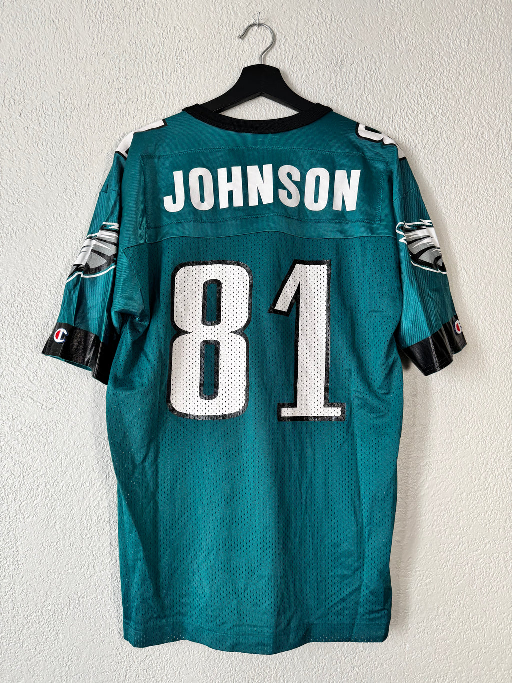 Vintage Champion Philadelphia Eagles Johnson Jersey Size M