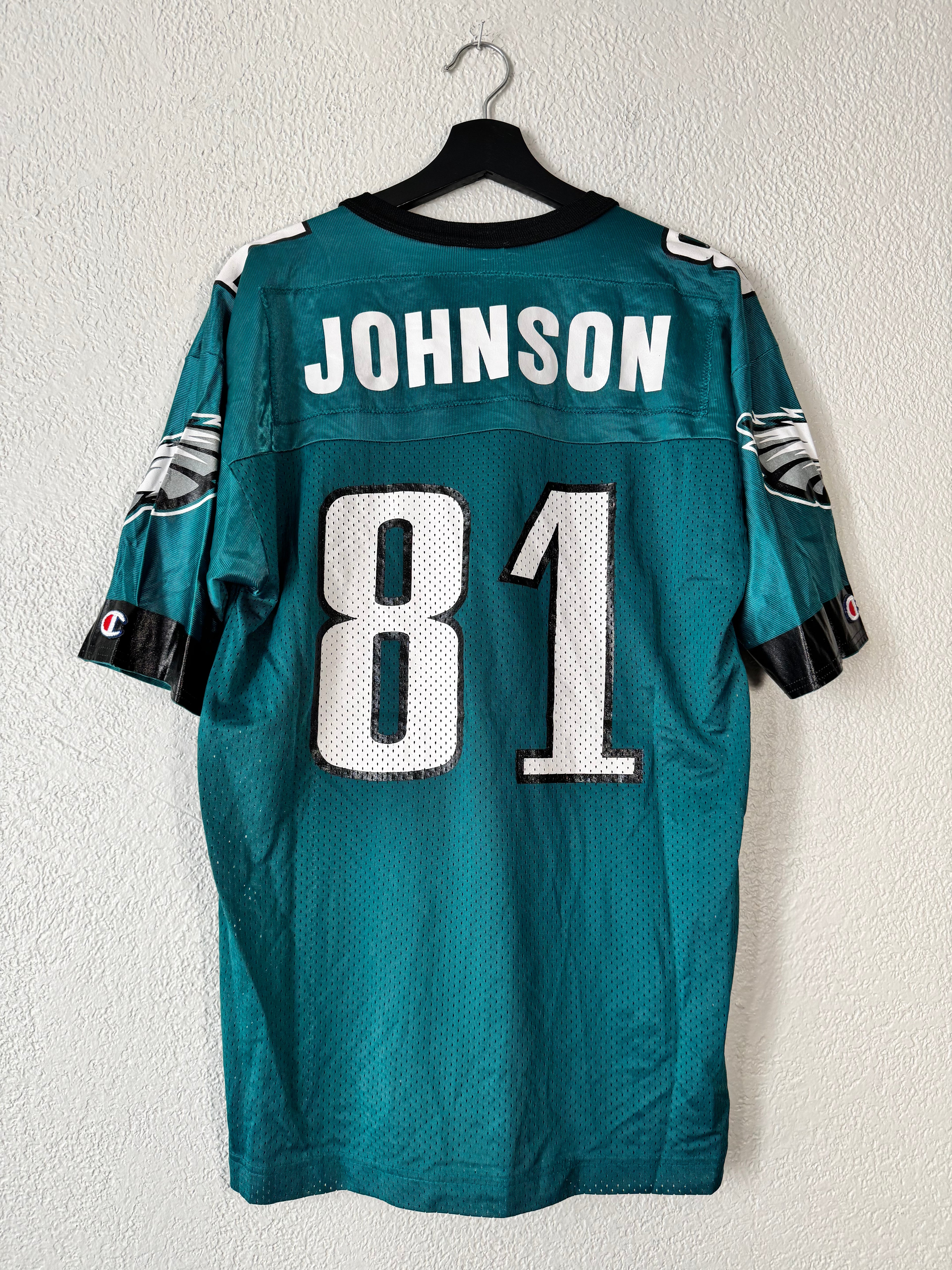 Vintage Champion Philadelphia Eagles Johnson Jersey Size M