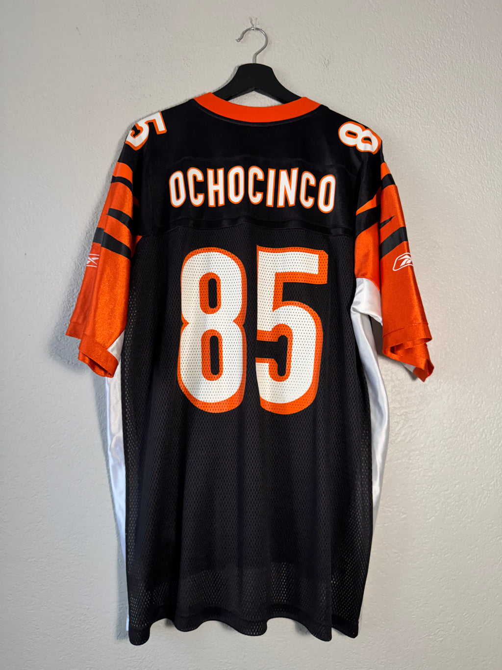 Vintage Chad Johnson #85 Cincinnati Bengals Reebok NFL OchoCinco Jersey Size XL